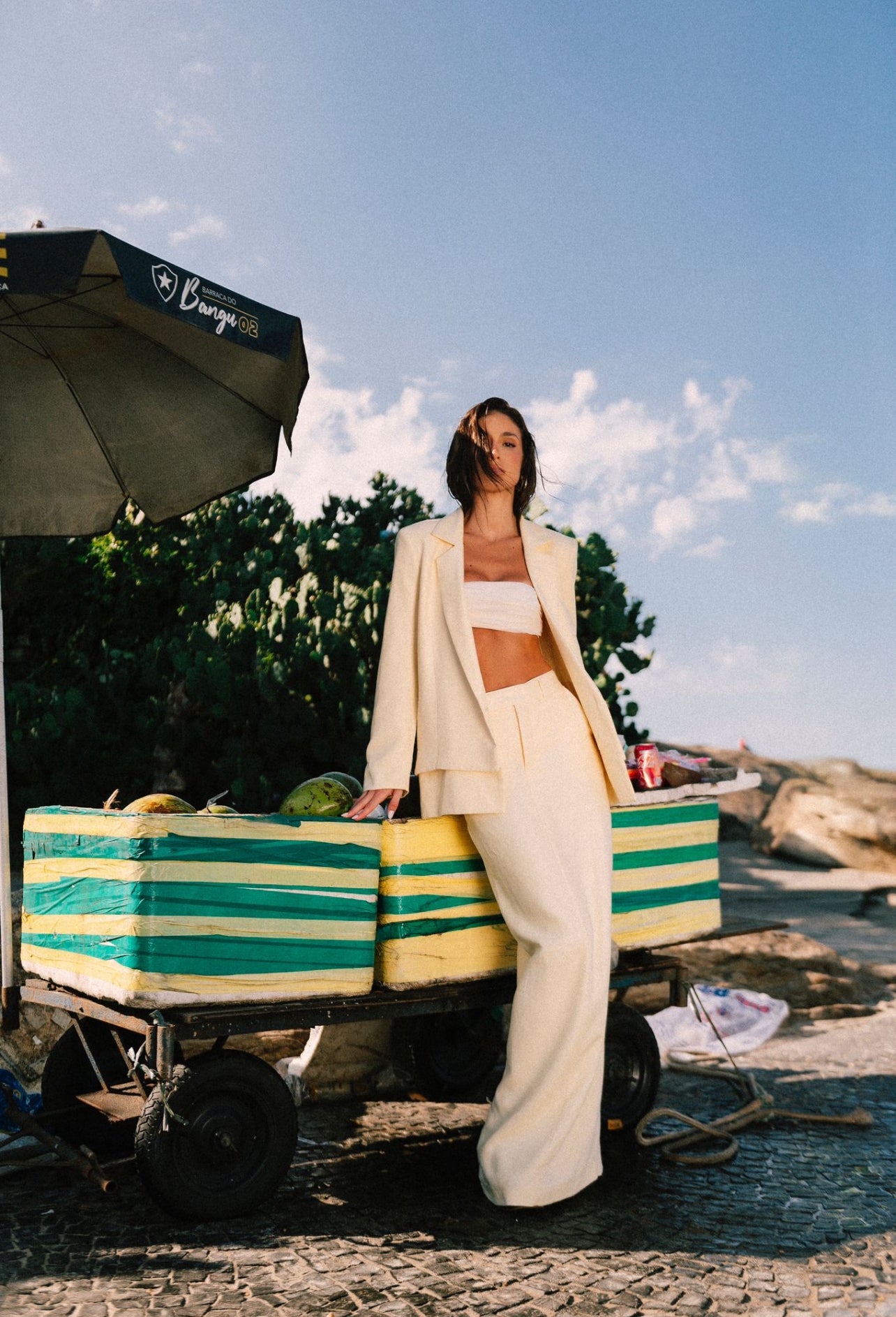 Falda Sarah Crema Oasis