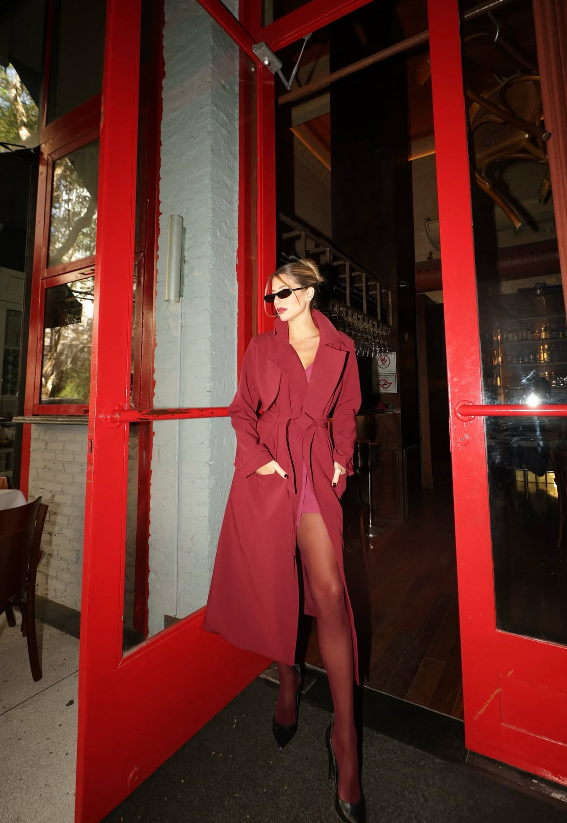 Abrigo Cristina Burdeo Charth