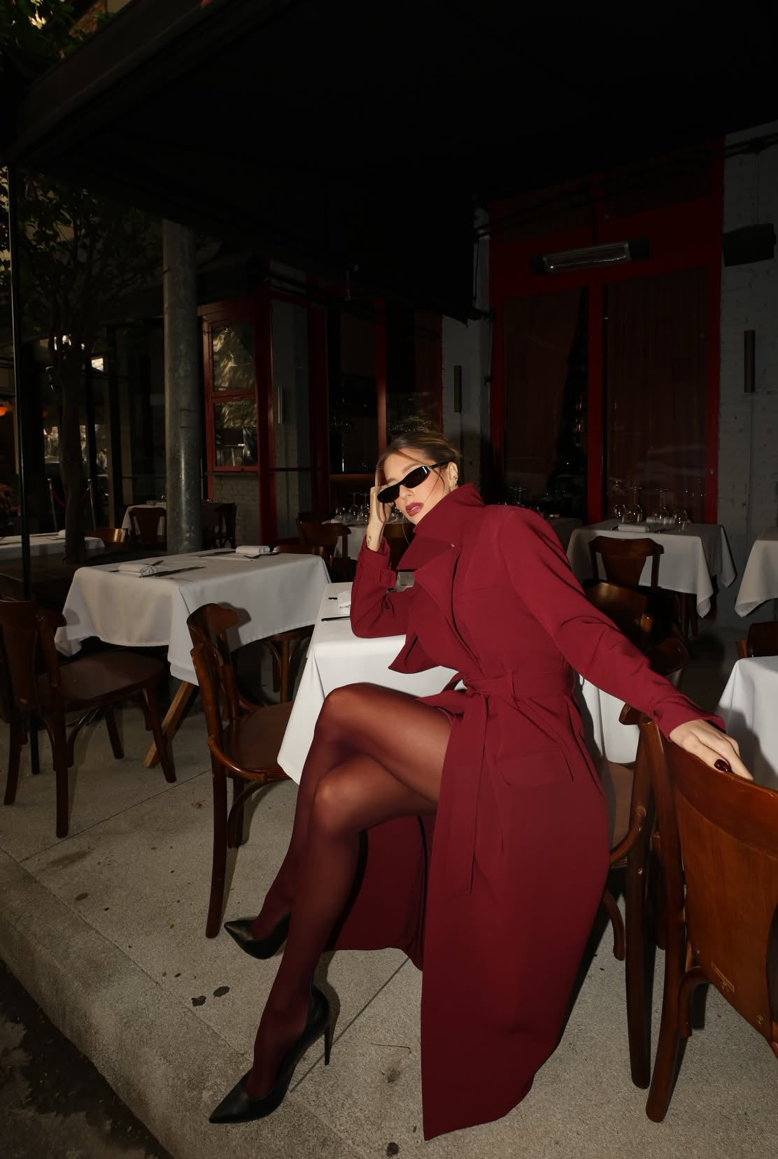 Abrigo Cristina Burdeo Charth