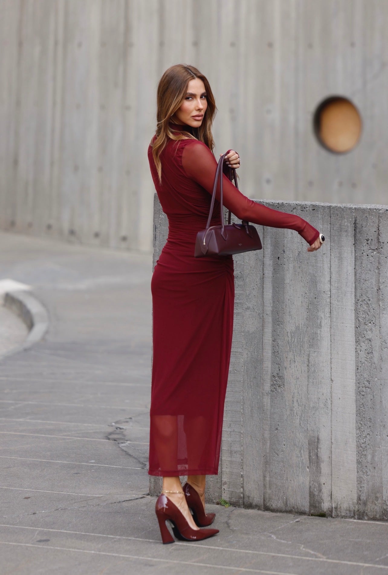 Vestido Dublin Vino Alanis