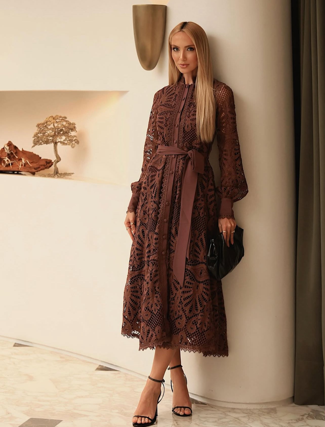 Vestido Lauriane Marron Rock Lola
