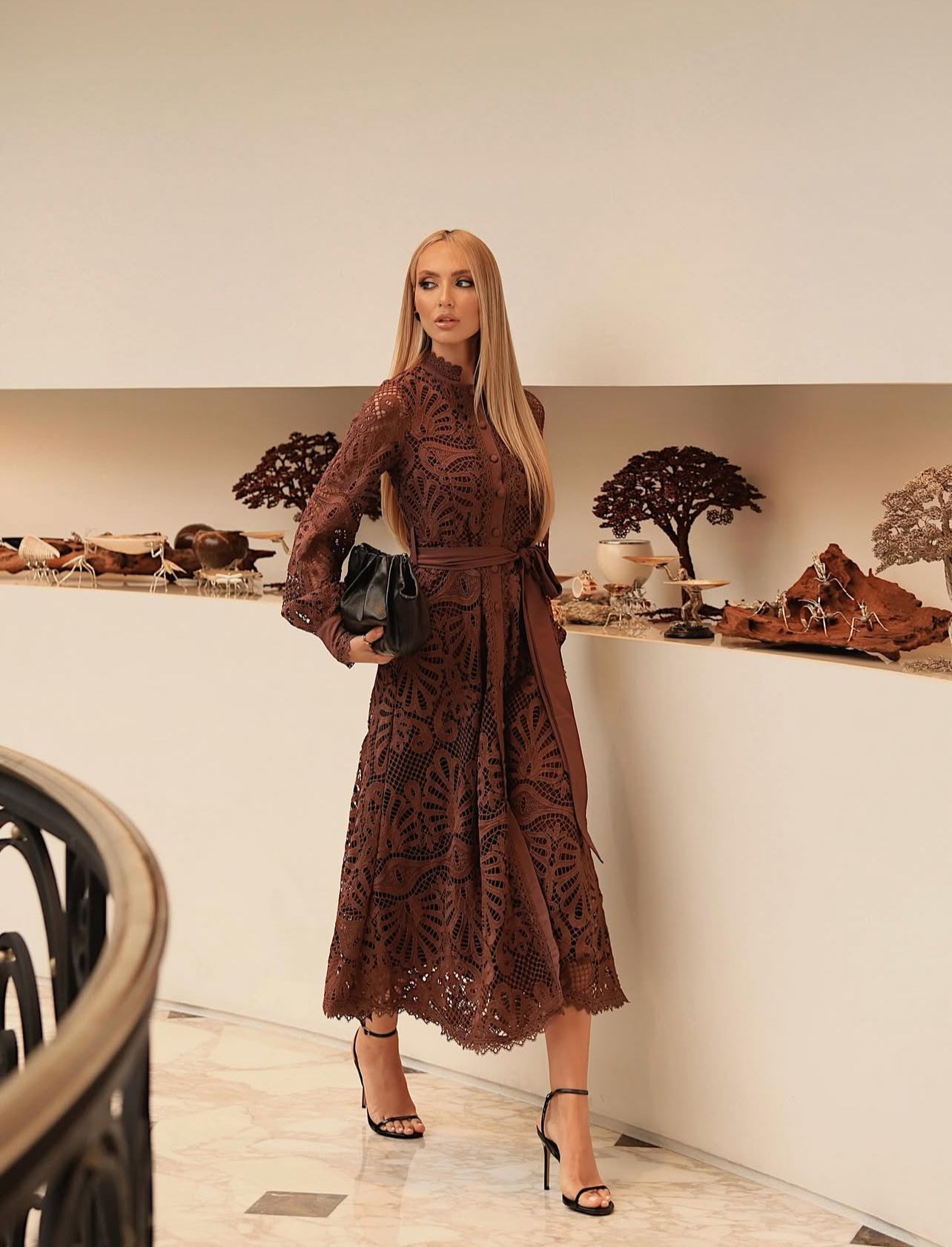 Vestido Lauriane Marron Rock Lola