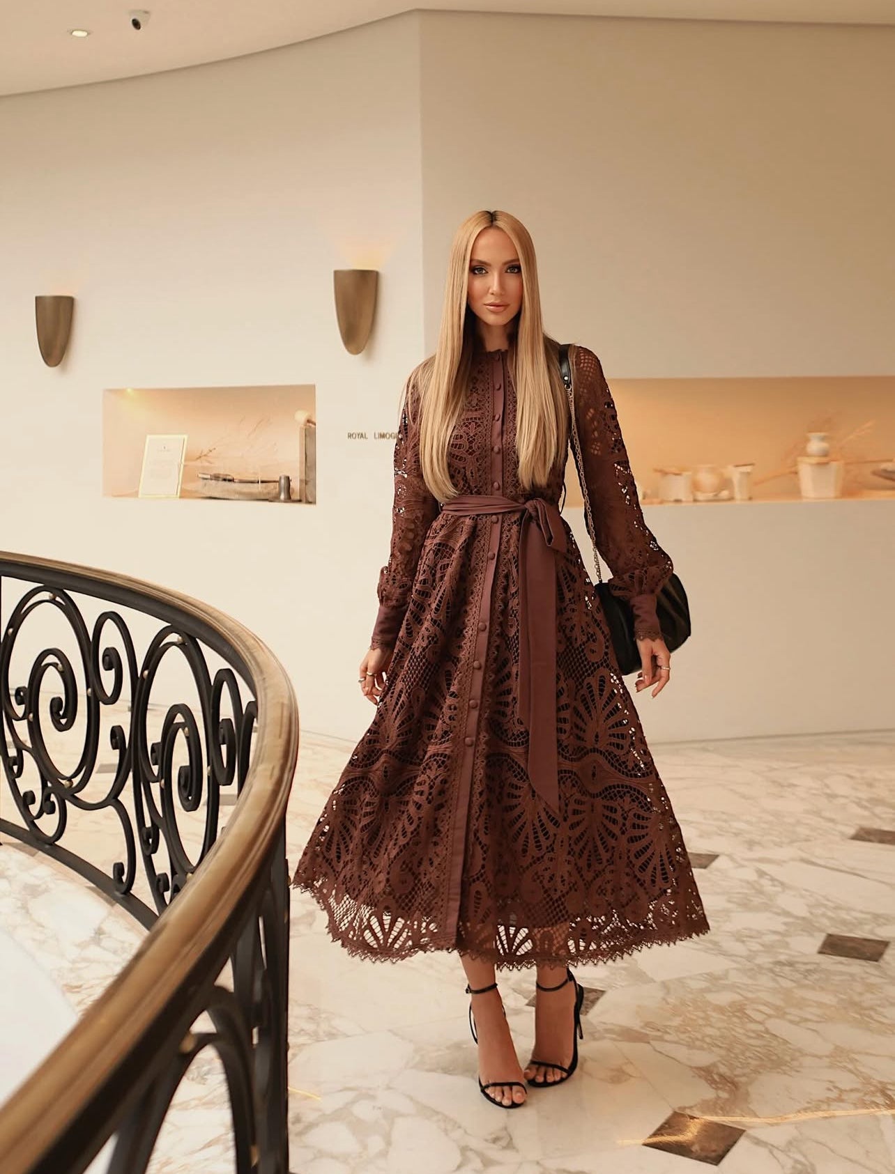 Vestido Lauriane Marron Rock Lola