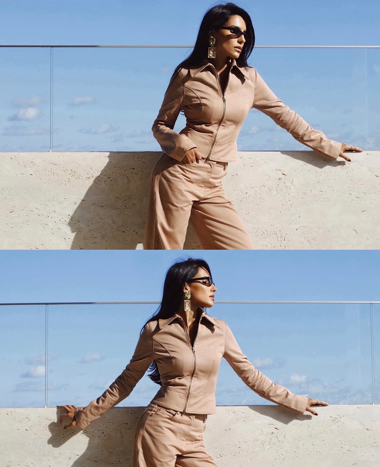 Chaqueta Aubrey Beige Rock Lola