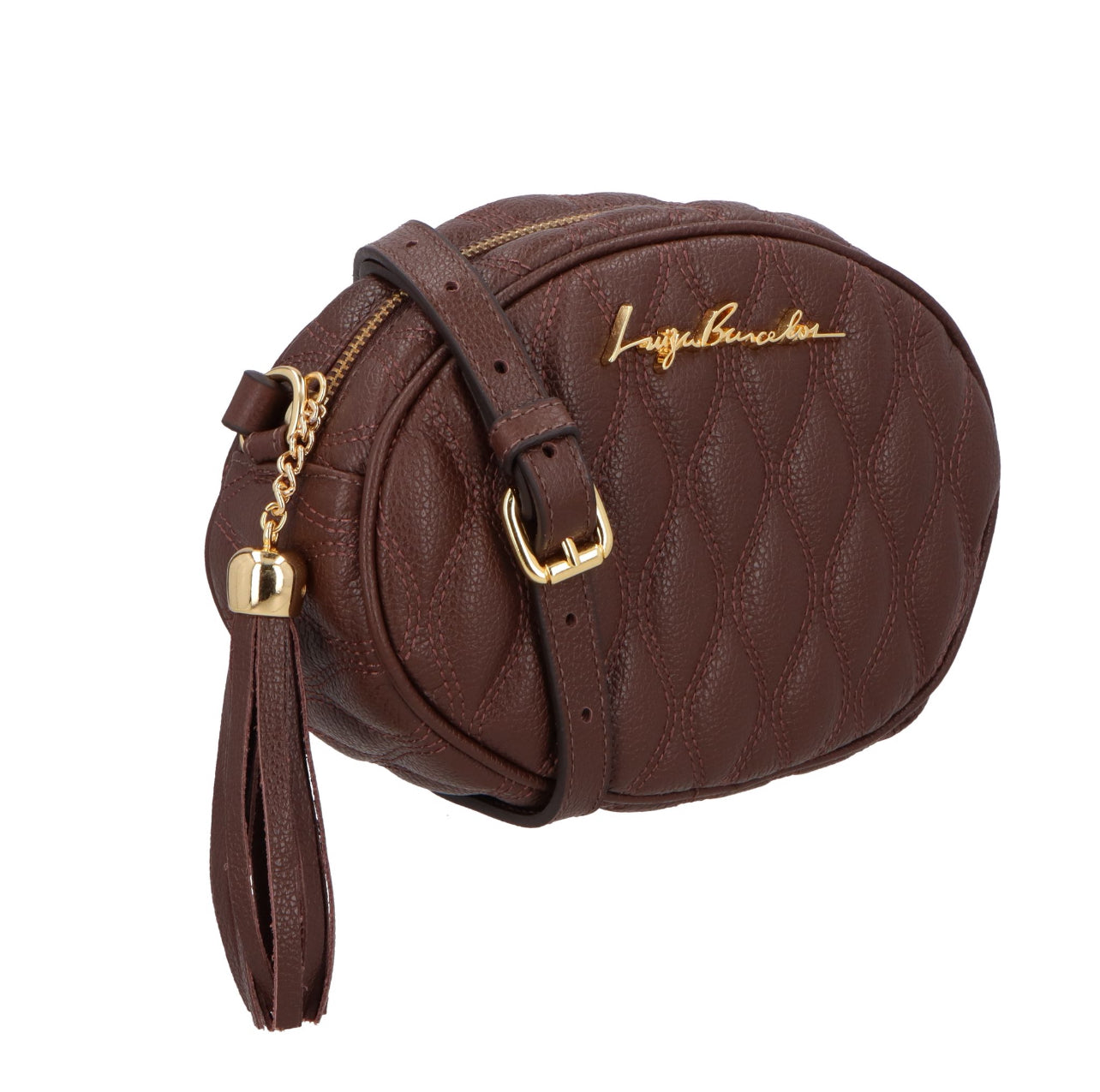 Cartera Cuero Viena Marron Luiza Barcelos