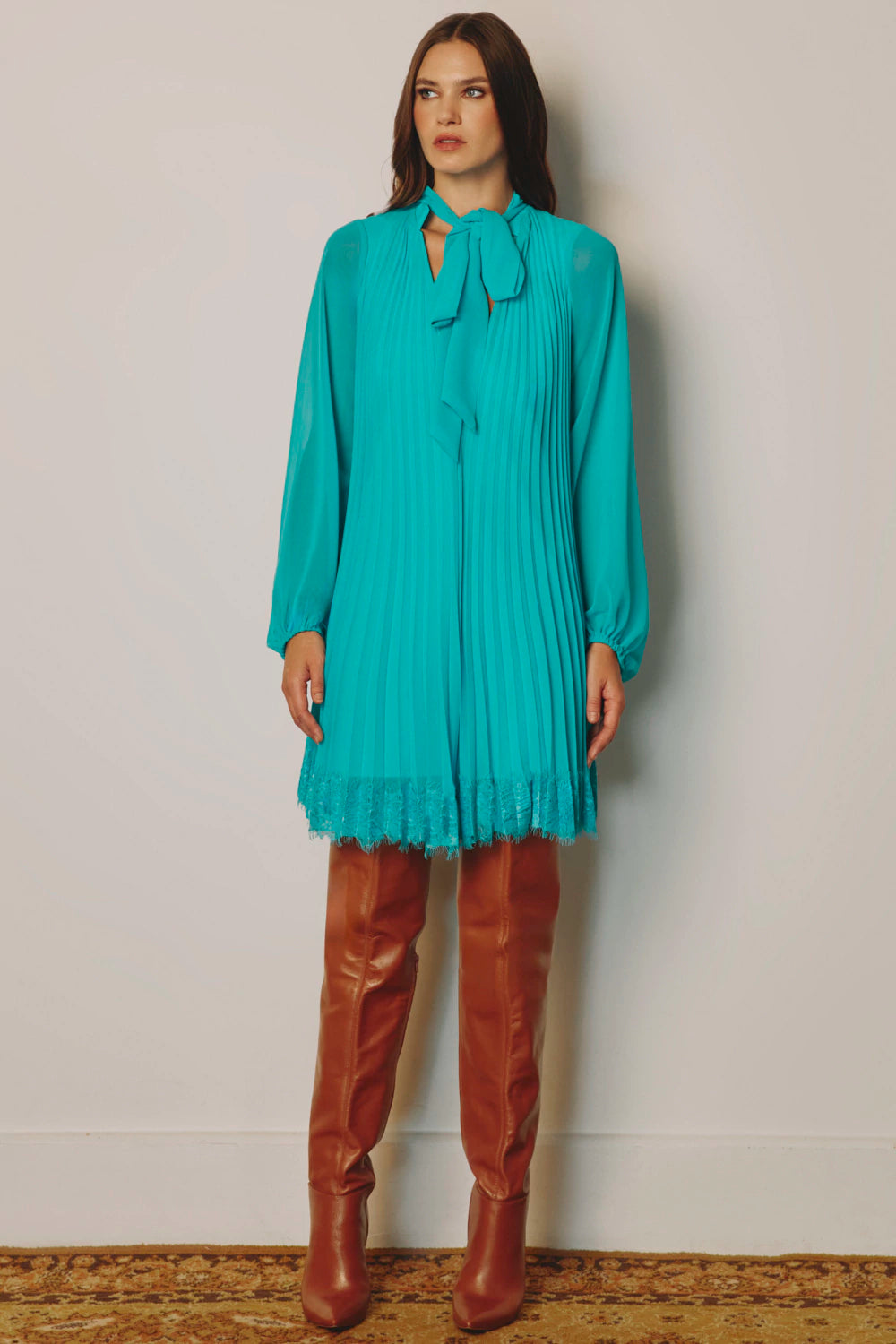 Vestido Madeline Turquesa Rock Lola