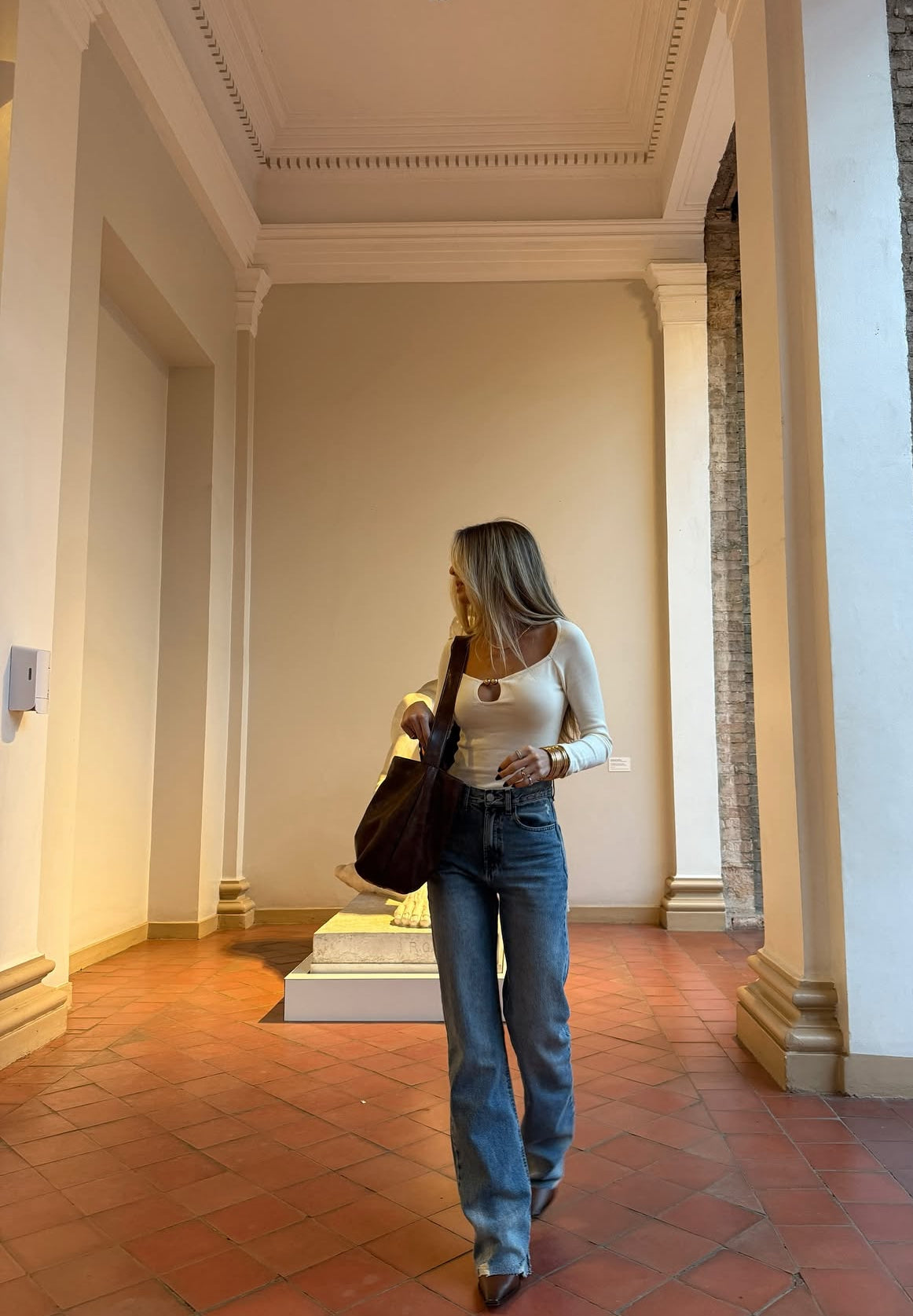 Blusa Marluci Off White Leblog