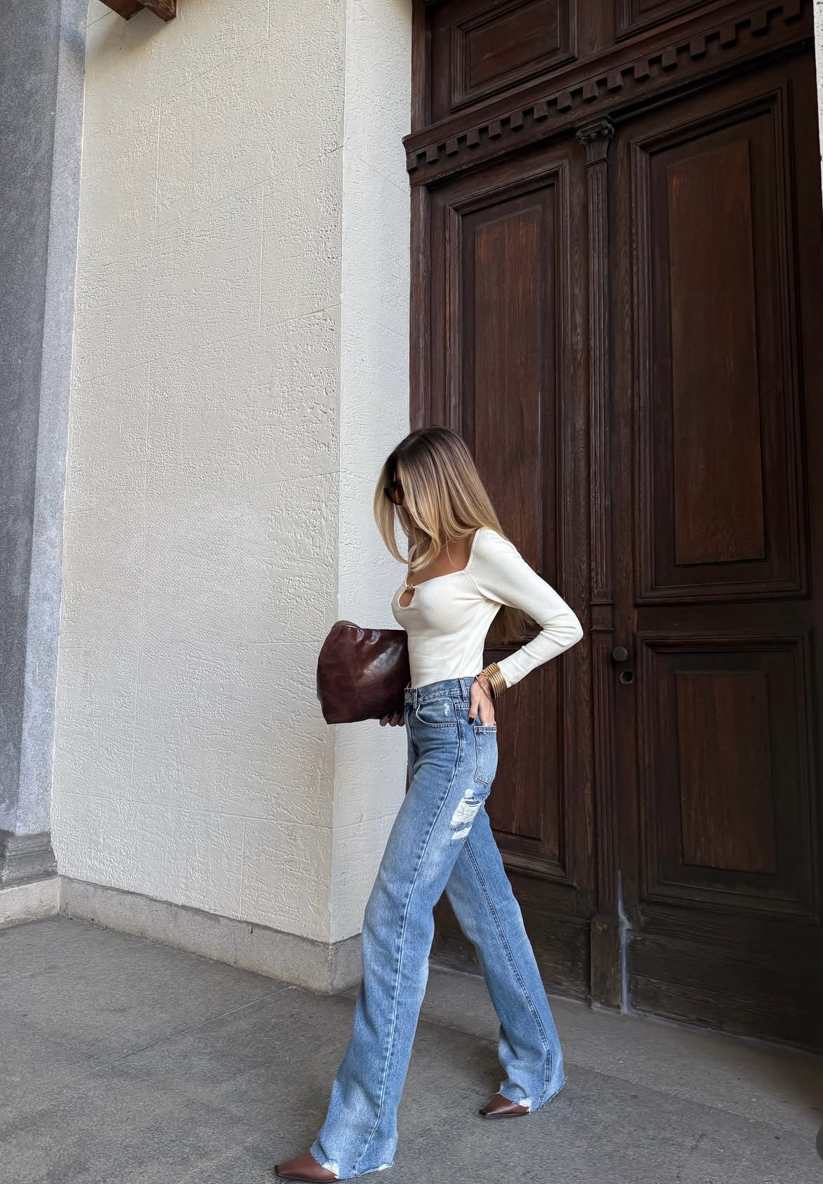 Blusa Marluci Off White Leblog