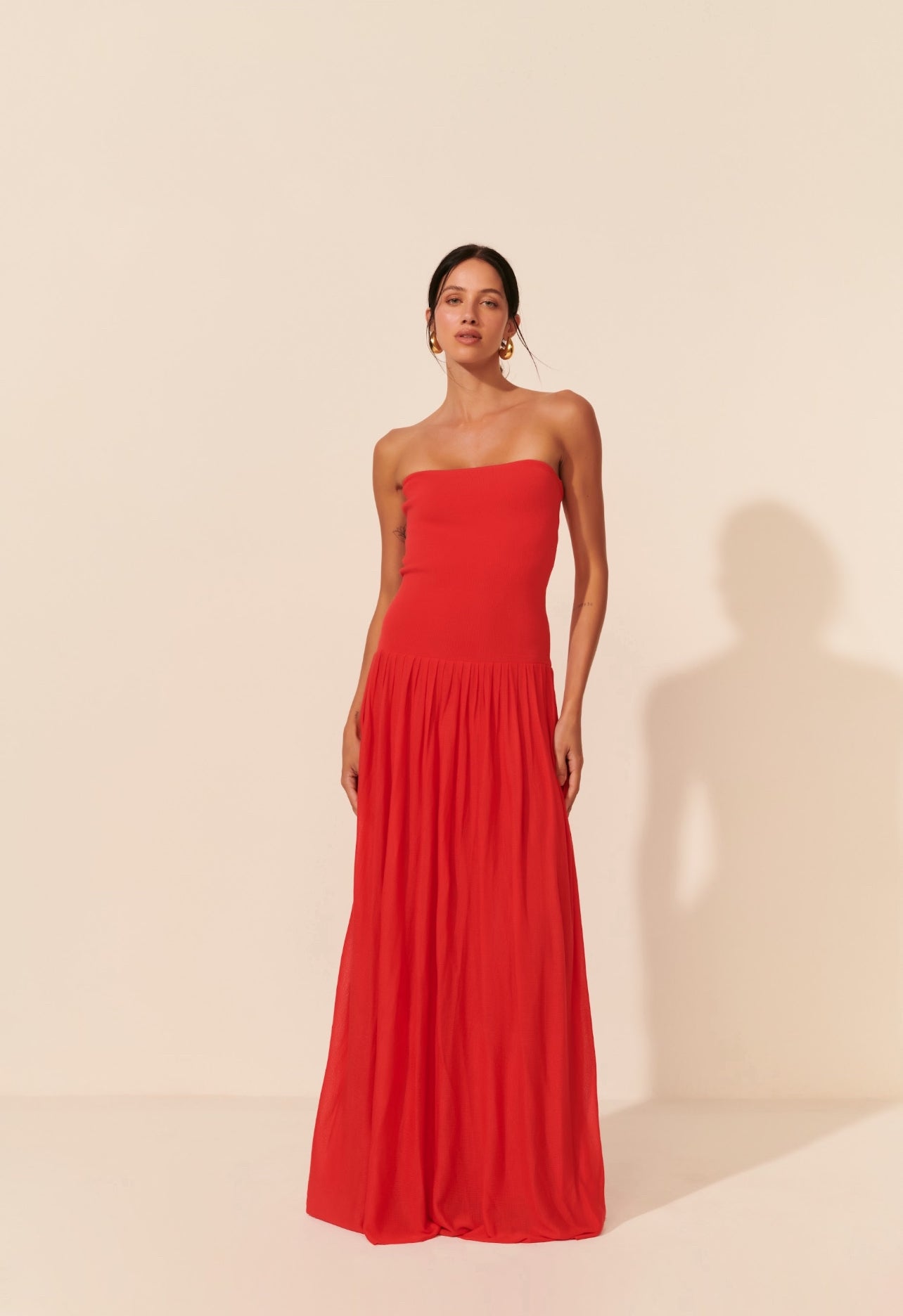 Vestido Rosana Rojo Leblog