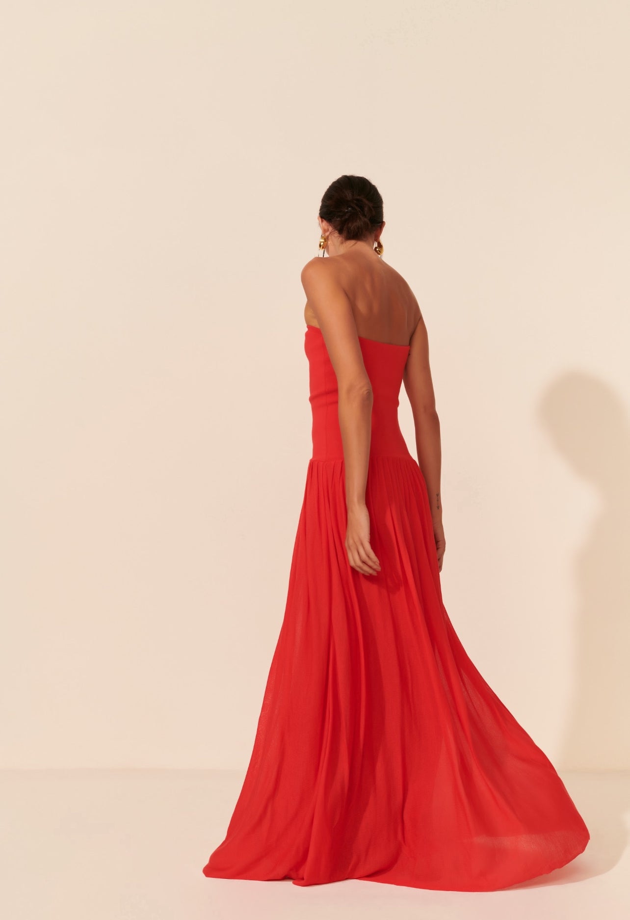 Vestido Rosana Rojo Leblog