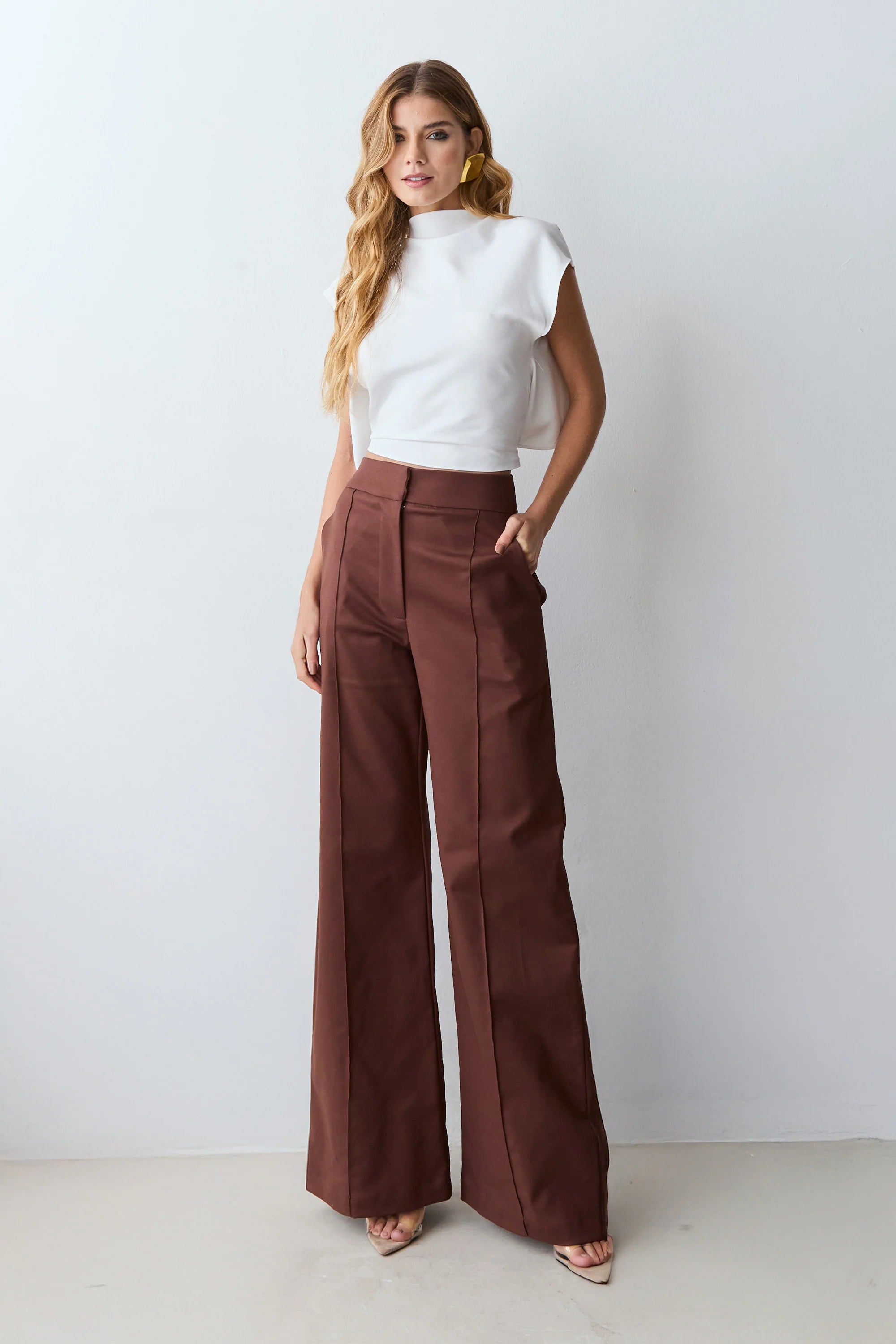 Pantalon Classico Marron Zen - 45140