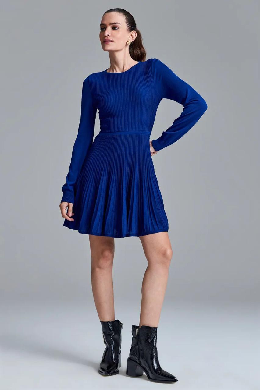Vestido Roberta Azul Royal Galeria