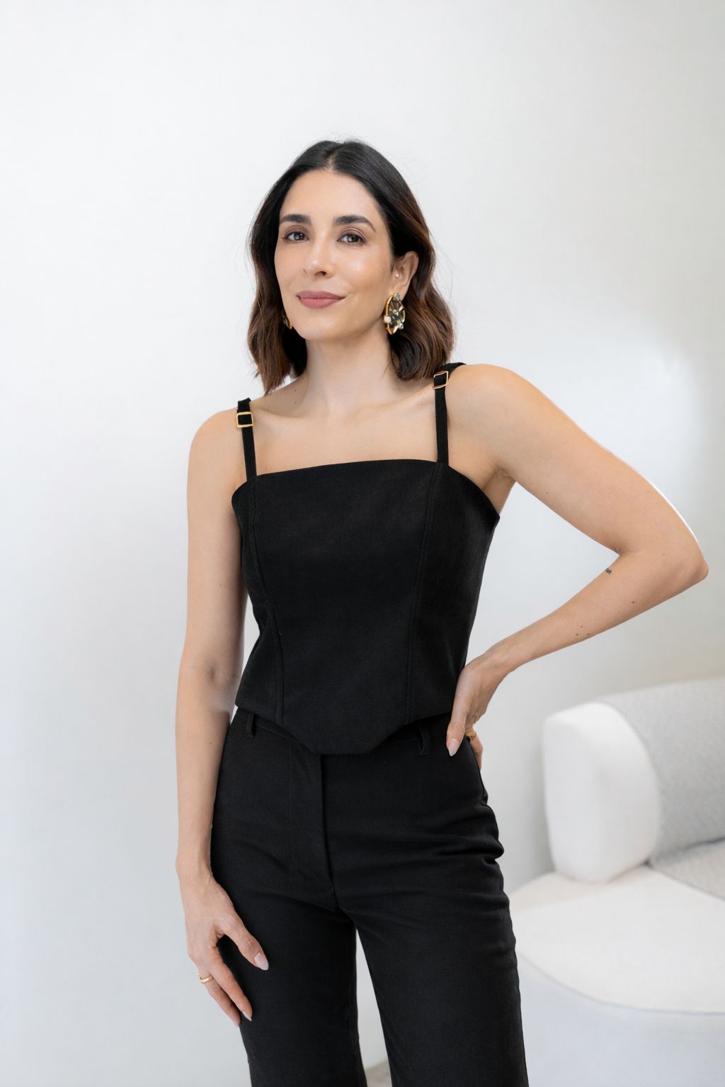 Top Mcqueen Negro Alanis