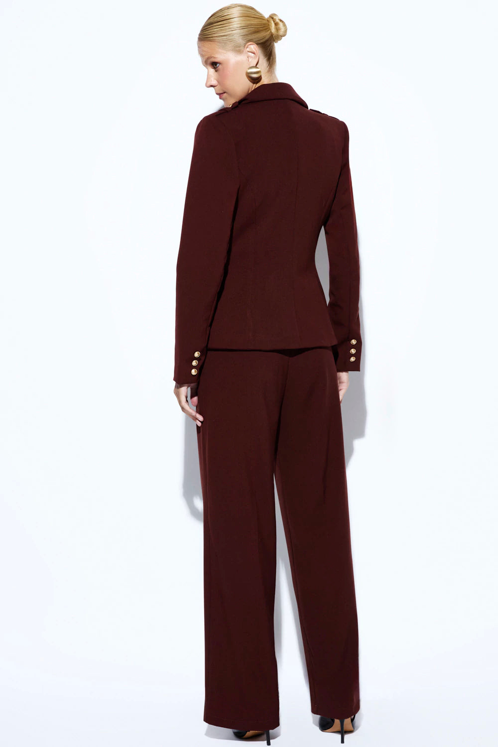 Blazer Rose Marron Rock Lola