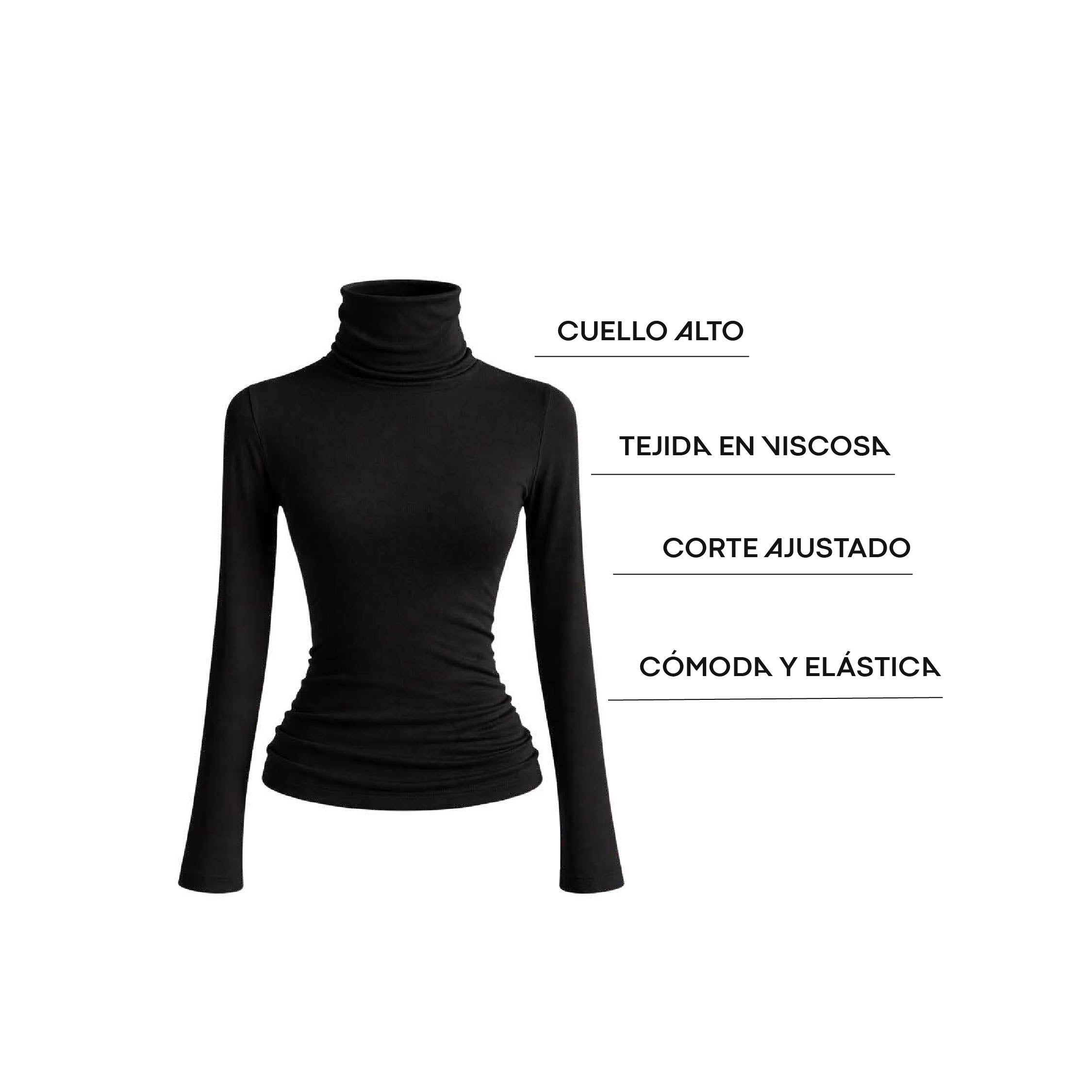 Blusa Cannes Negra Alanis