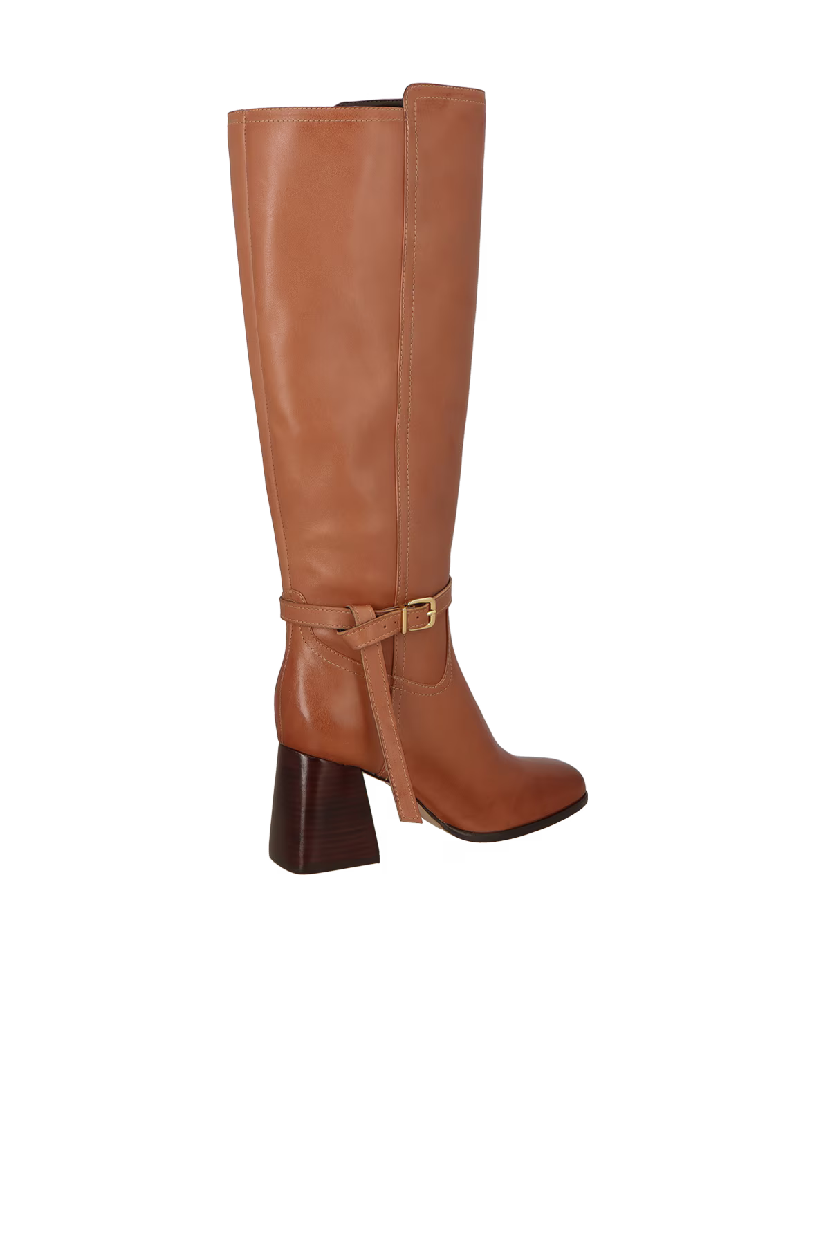 Bota Cana Alta Cuero Caramelo LB - 233
