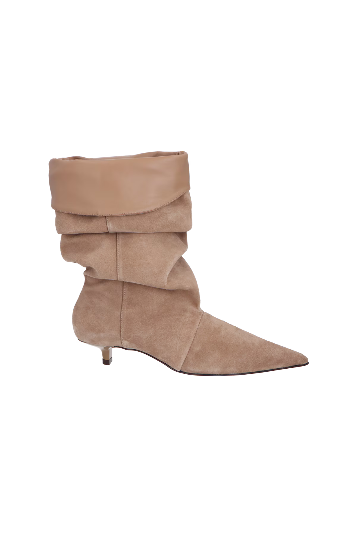 Bota Slouch Caña Media Beige Fendi LB - 204