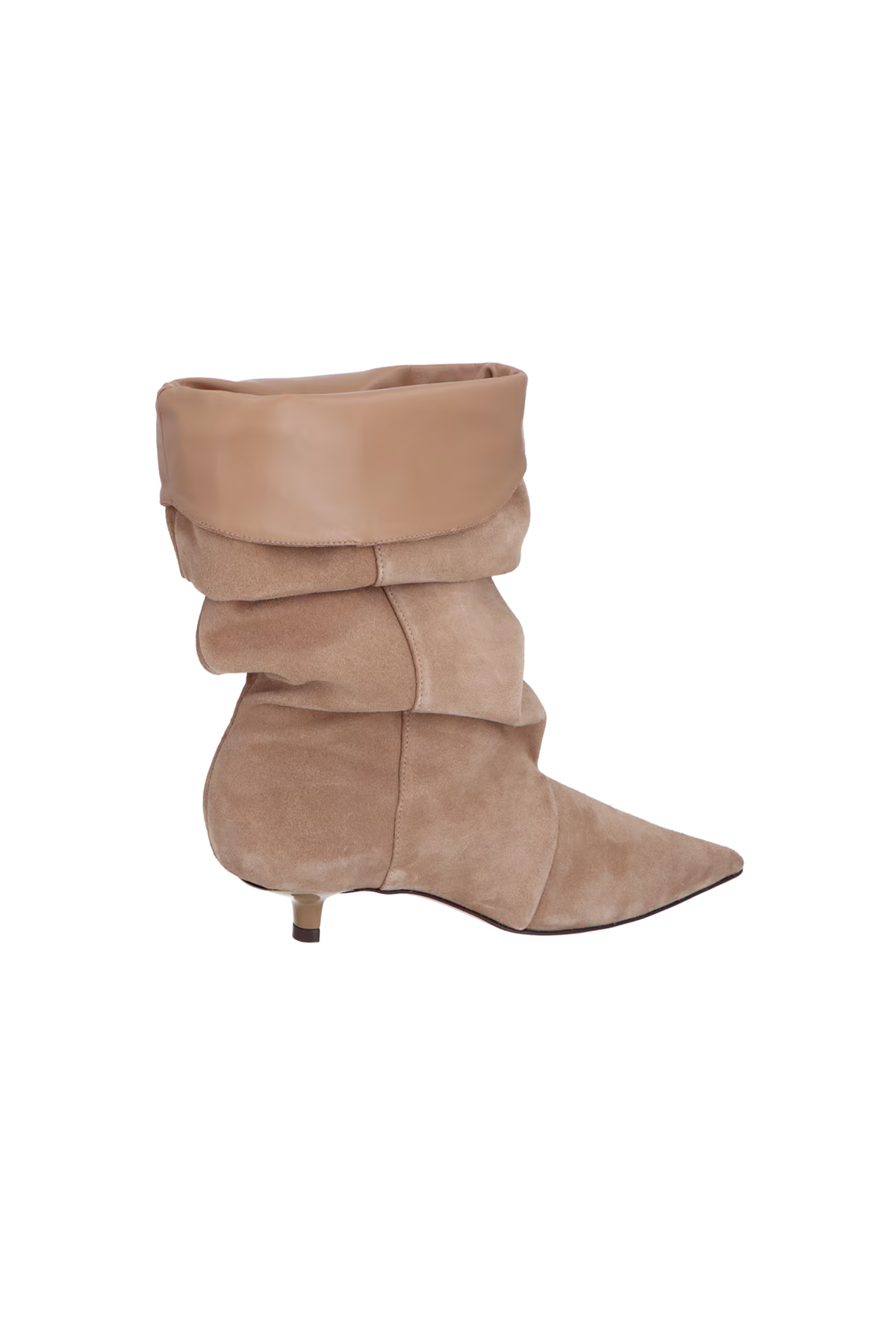 Bota Slouch Caña Media Beige Fendi LB - 204