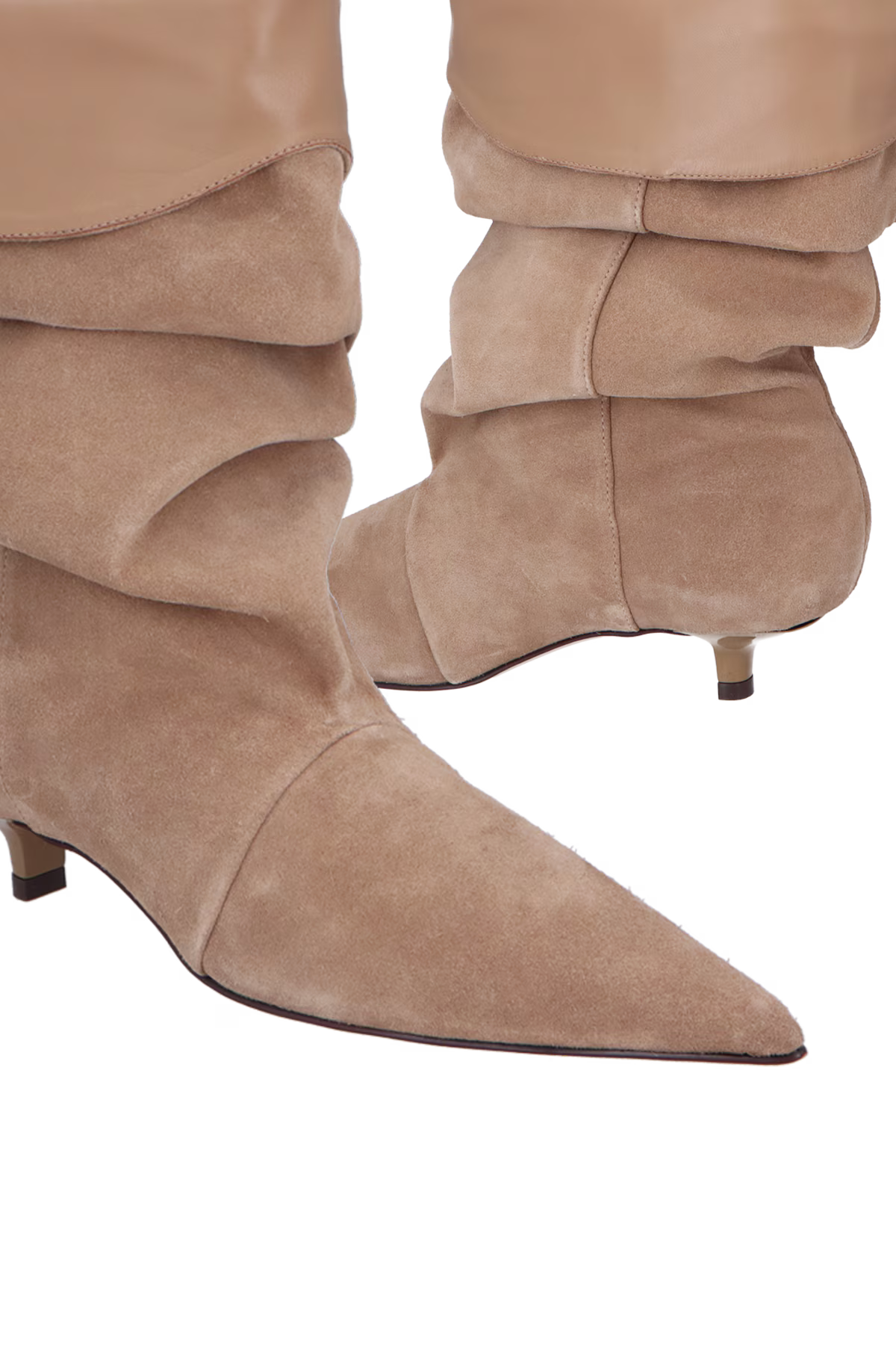 Bota Slouch Caña Media Beige Fendi LB - 204