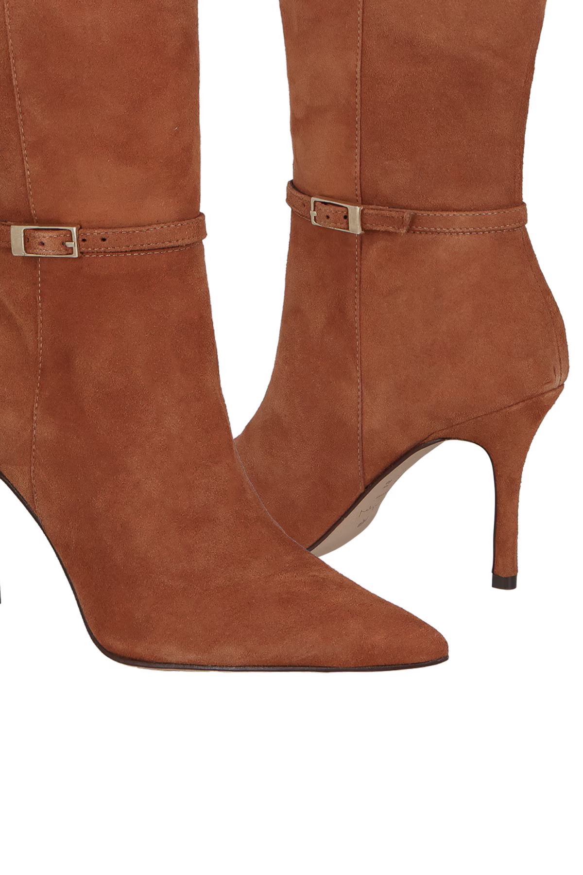 Bota Caña Media Gamuza Caramelo LB - 203