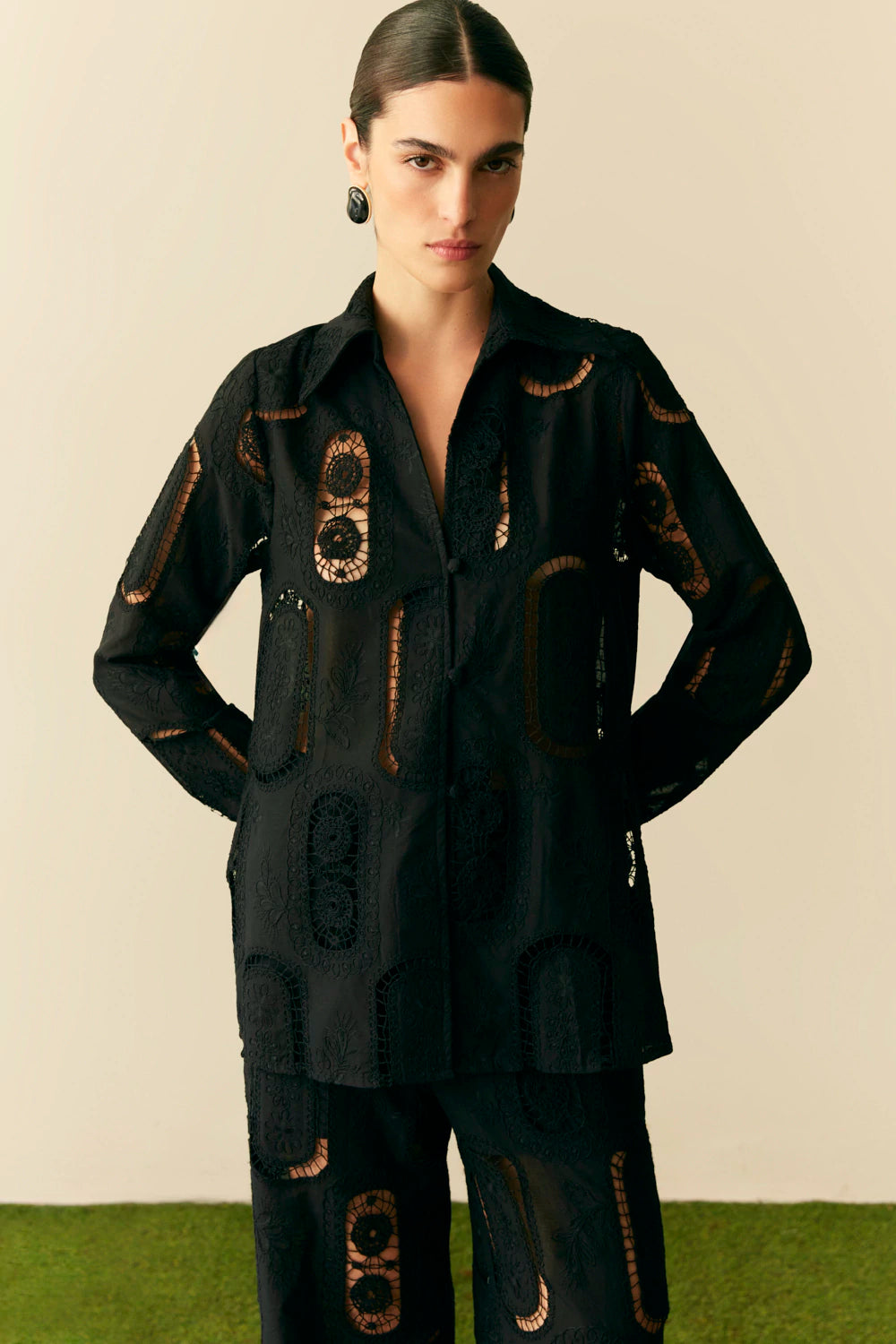 Camisa Haya Negra Rock Lola