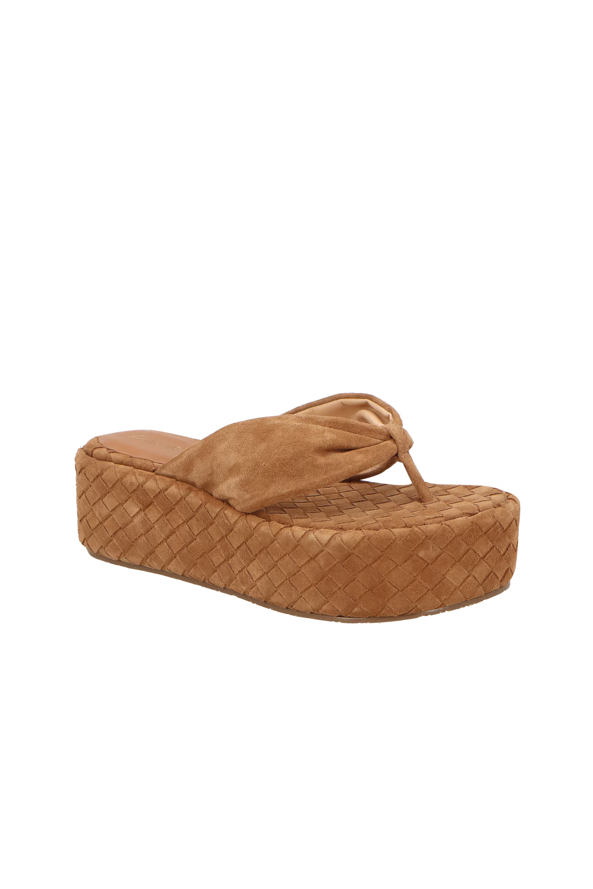 Sandalia Plataforma Mediana Caramelo Luiza Barcelos - 115