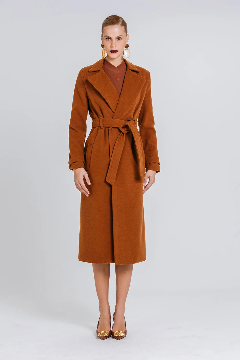 Abrigo Luana Chocolate Charth