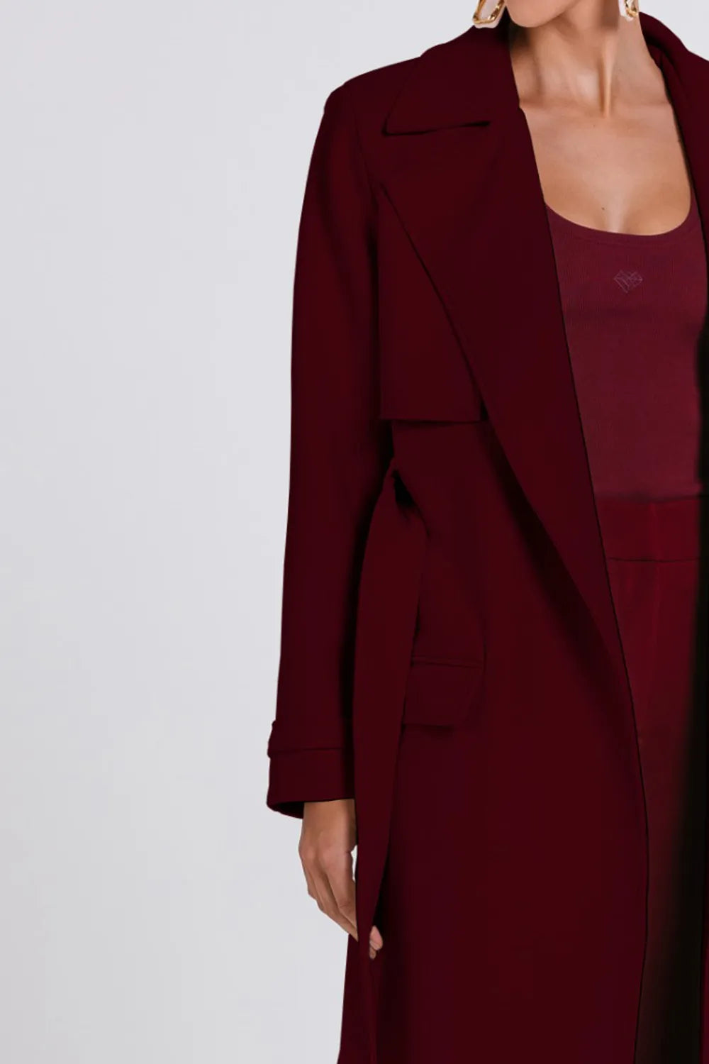 Abrigo Cristina Burdeo Charth