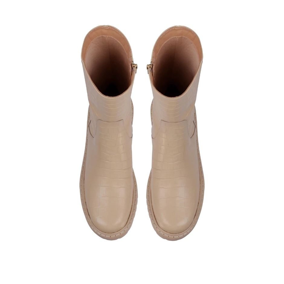 Bota Cuero Croco Nata Luiza