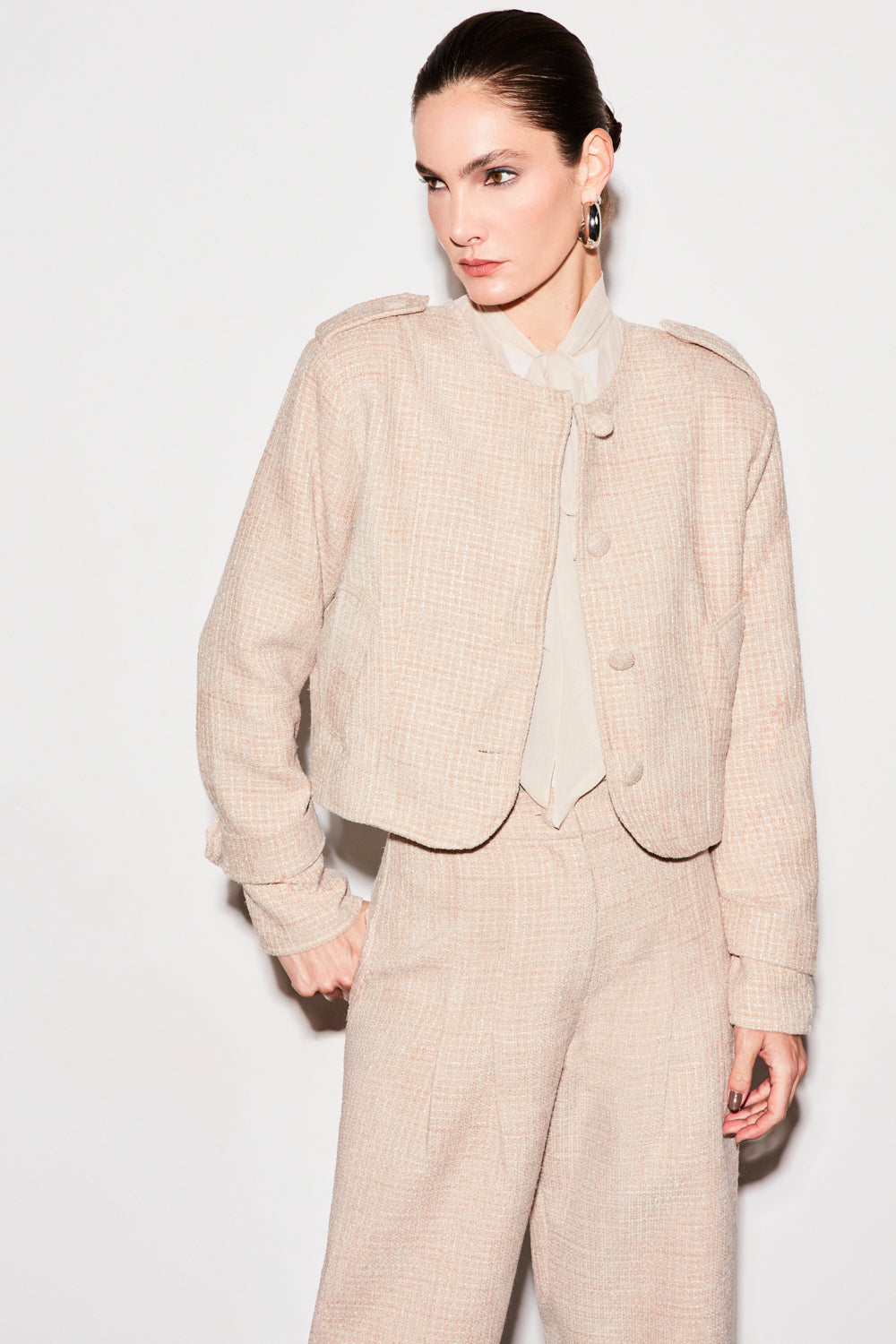 Chaqueta Eloisa Tweed Rock Lola