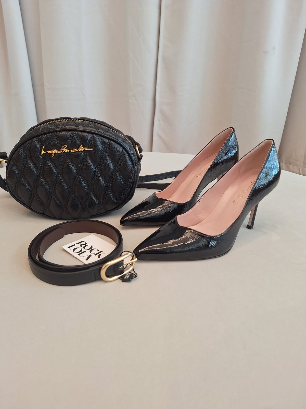 Scarpin Cuero Charol Negro LB - 213