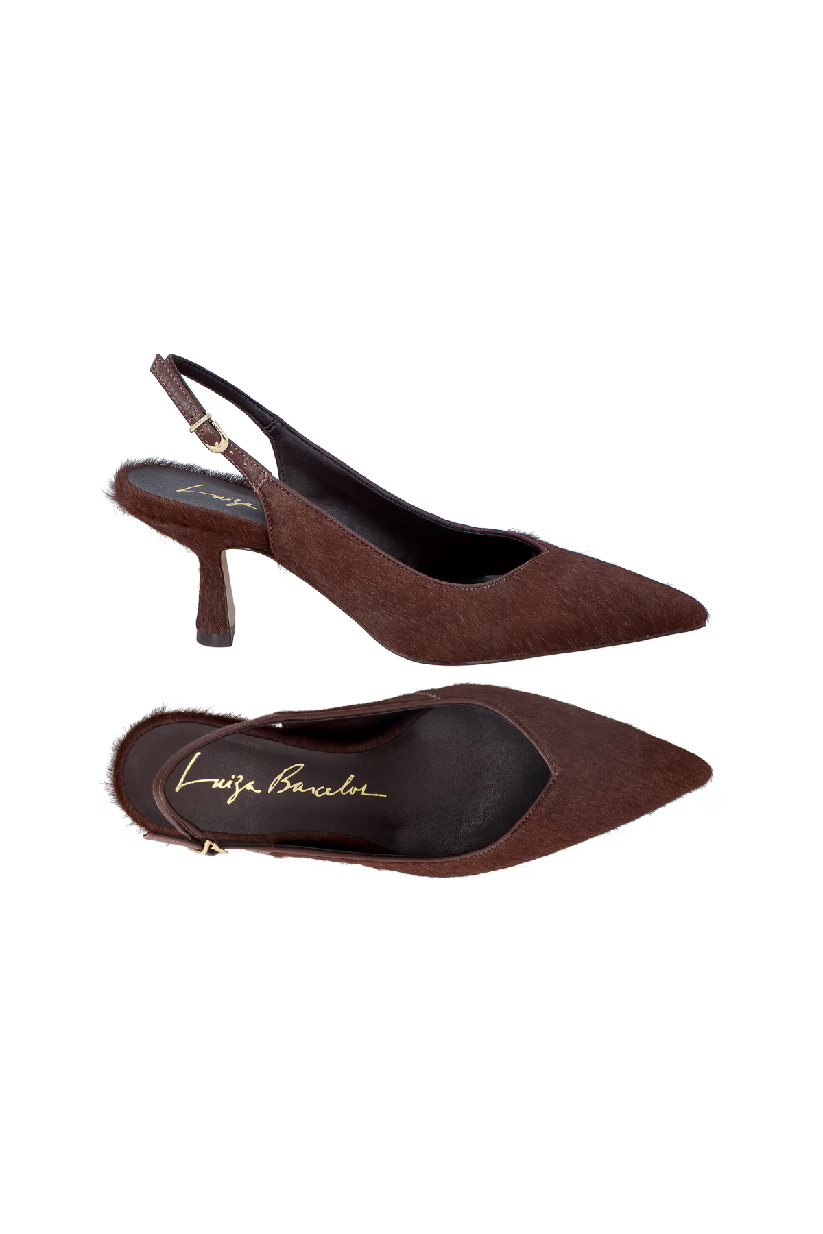 Scarpin Gamuza Marron LB - 215