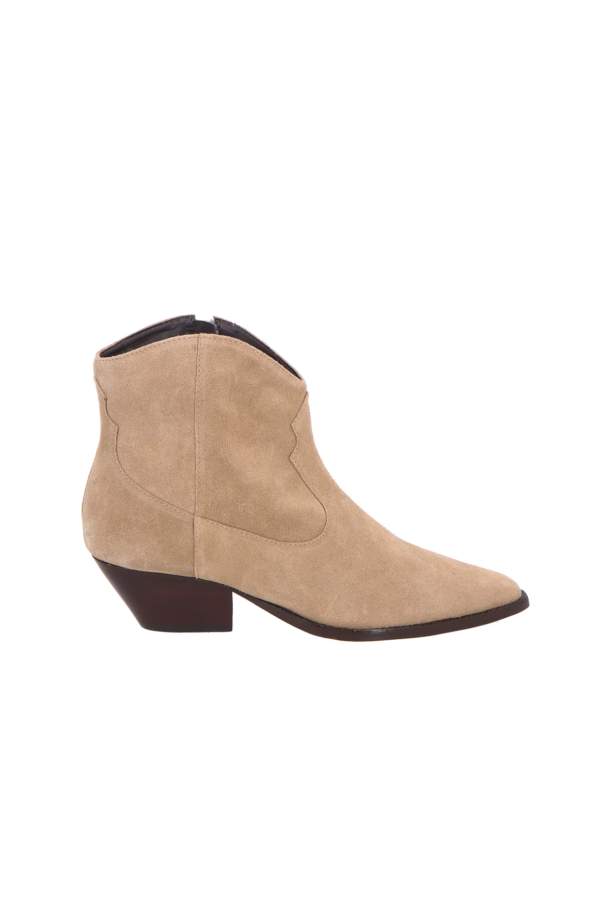 Bota Western Cano Corto Gamuza Fendi LB - 231