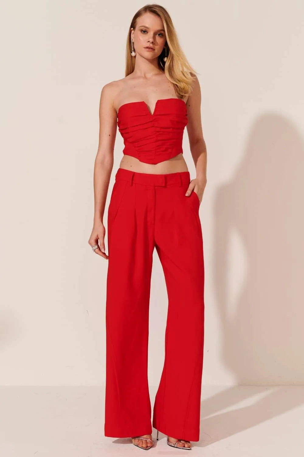 Pantalón Ingrid Rojo Leblog