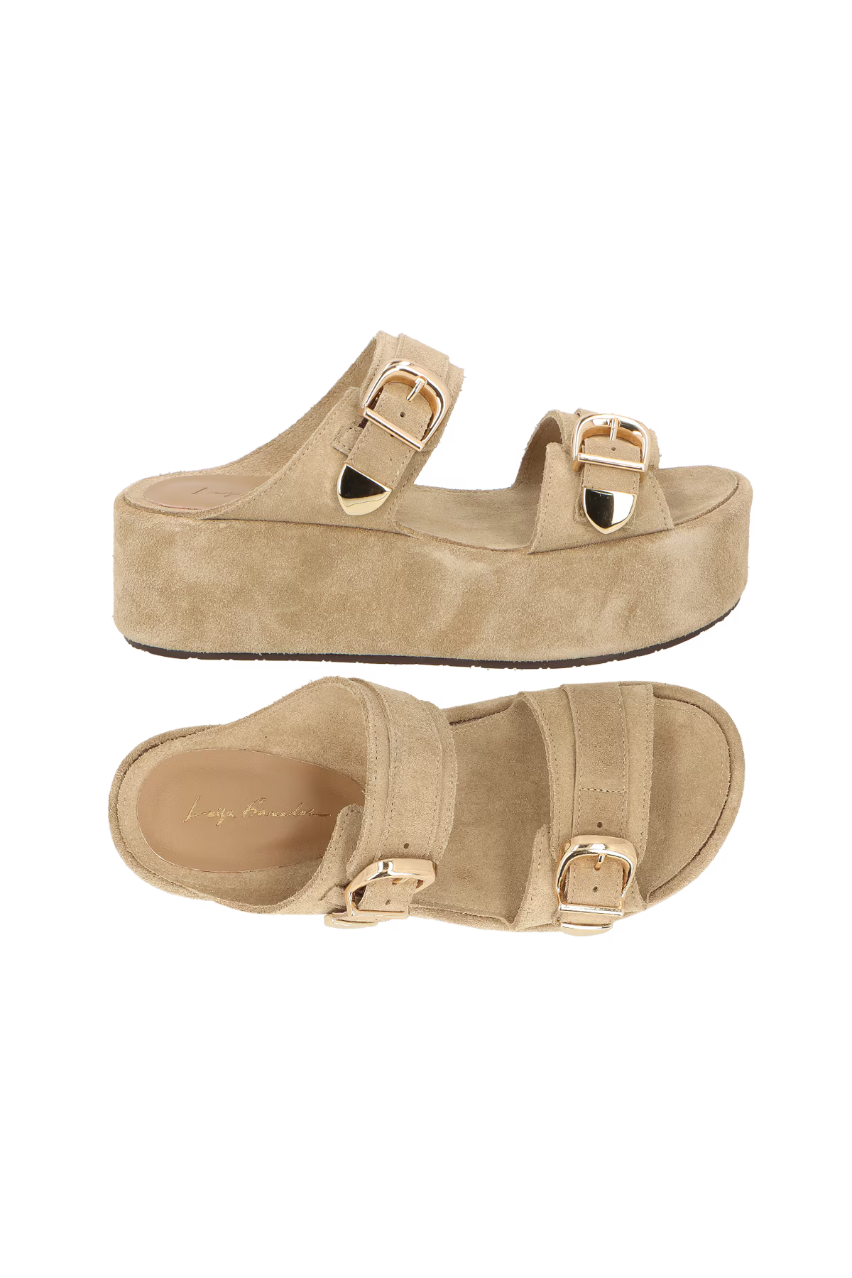 Sandalia Flat Camuza Fendi Luiza Barcelos - 127