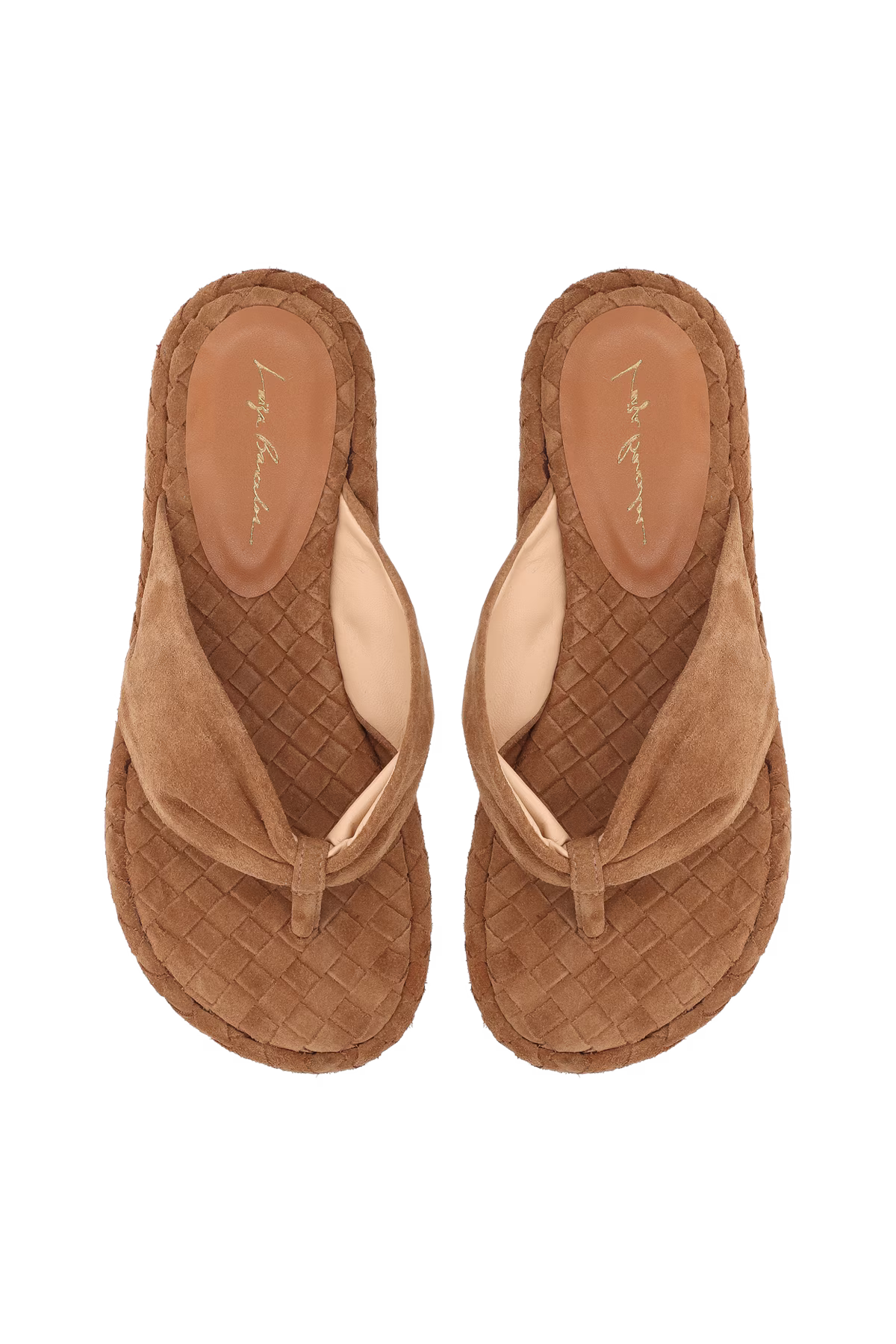 Sandalia Plataforma Mediana Caramelo Luiza Barcelos - 115