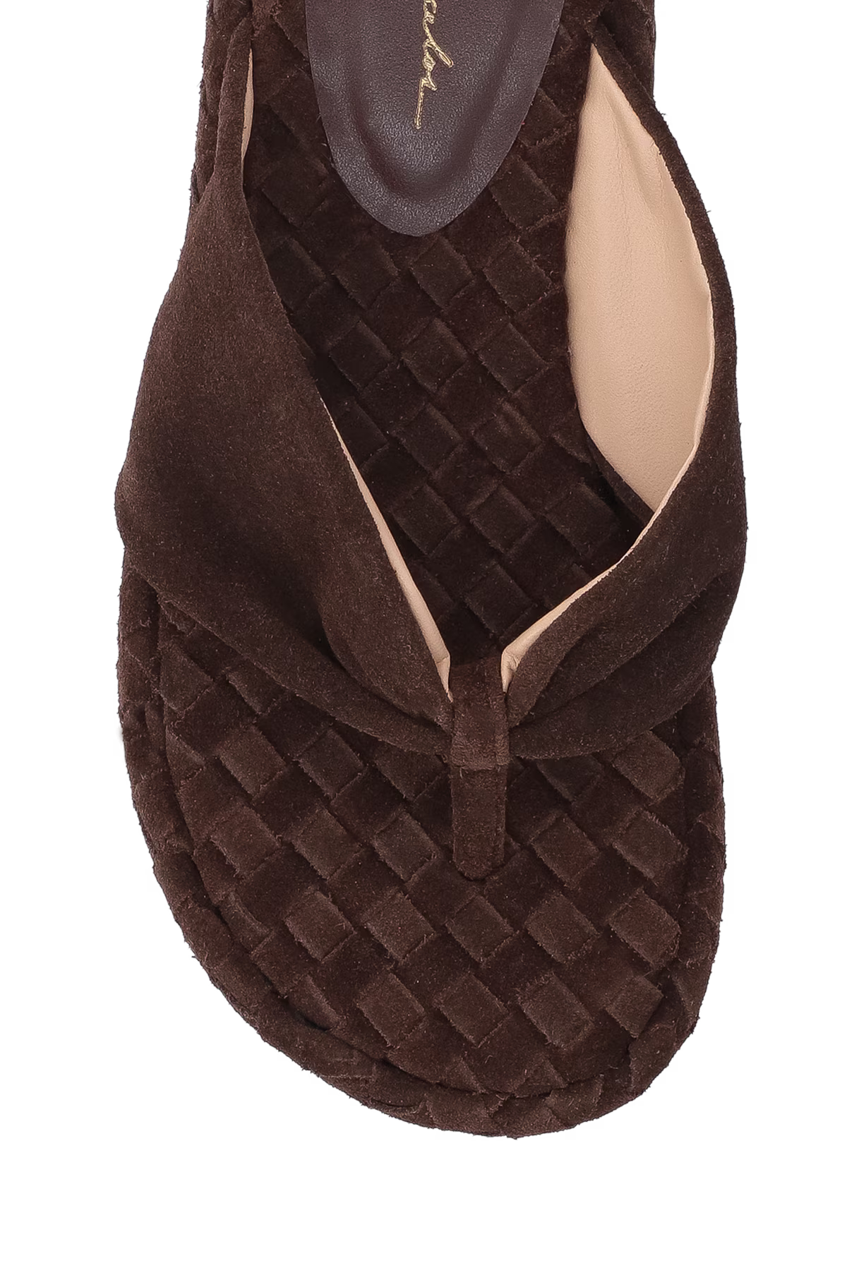 Sandalia Plataforma Mediana Marron Luiza Barcelos - 114