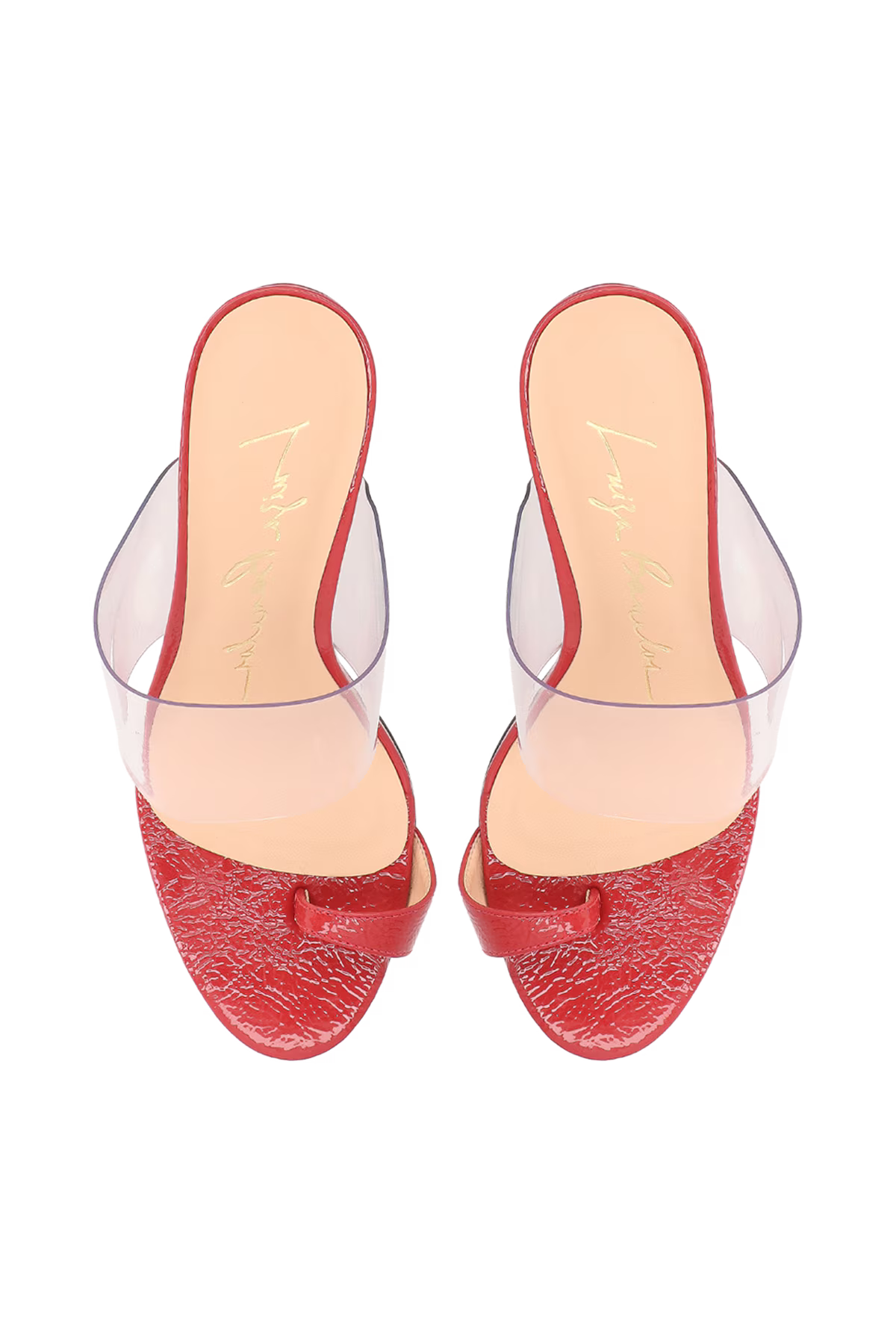 Mule Cuero Roja Luiza Barcelos - 137