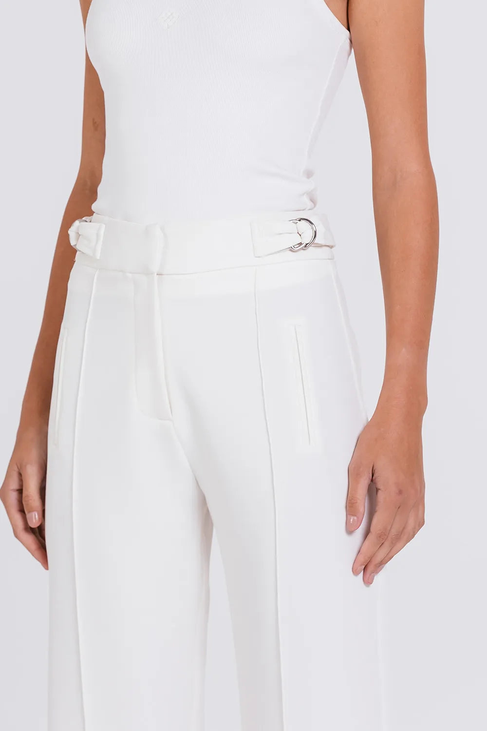 Pantalon Claudia Off White Charth