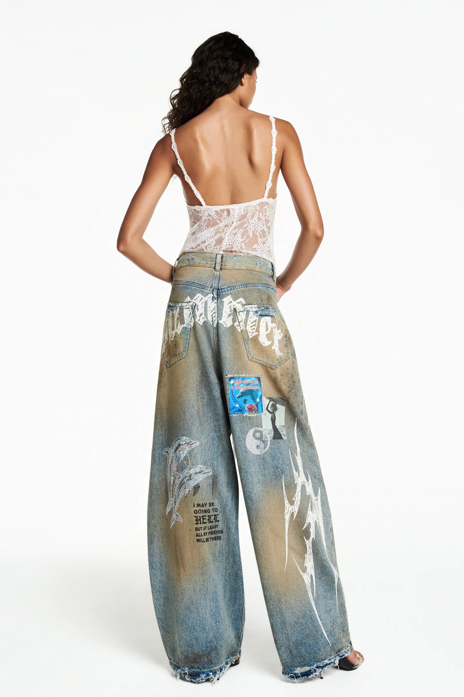 Blusa Sin Mangas Encaje Off TIG