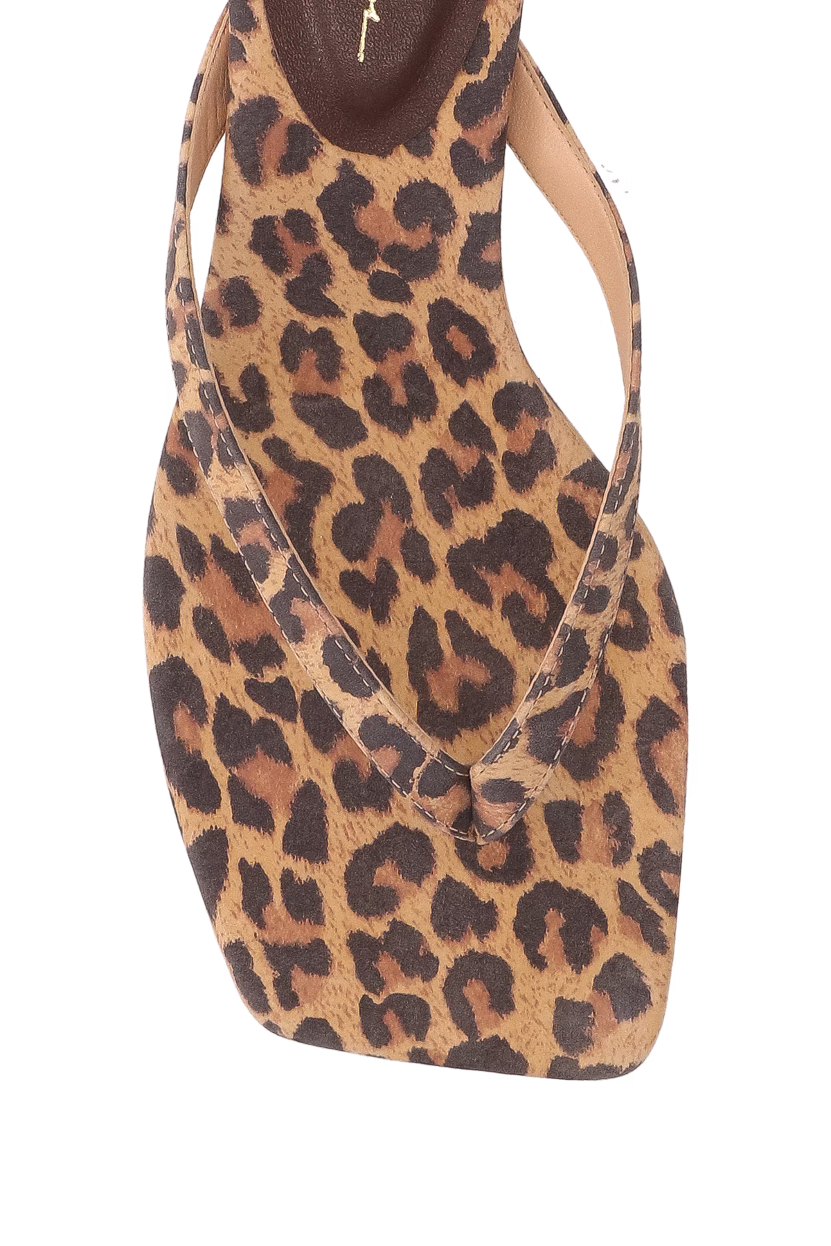 Sandalia Cuero Dedo Baja Animal Print Luiza Barcelos - 132