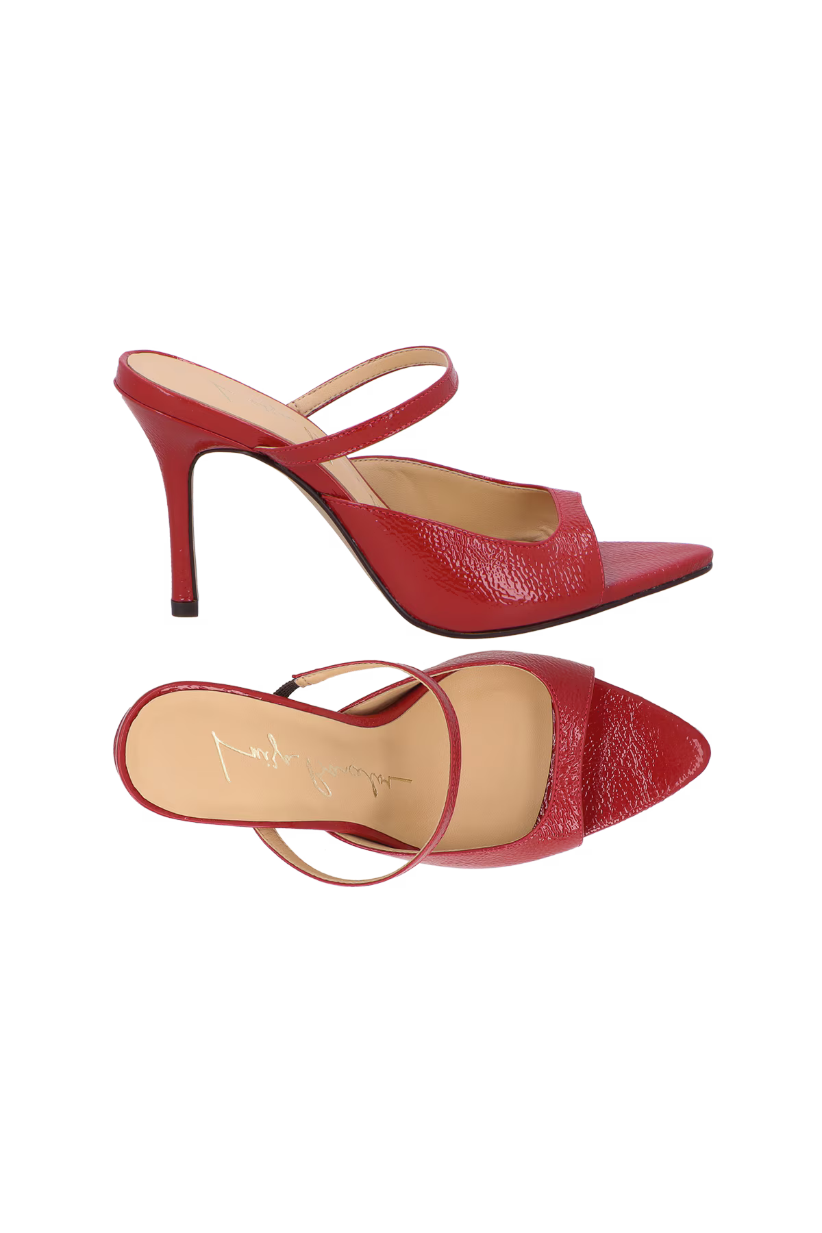 Mule Cuero Verniz Roja Luiza Barcelos - 136