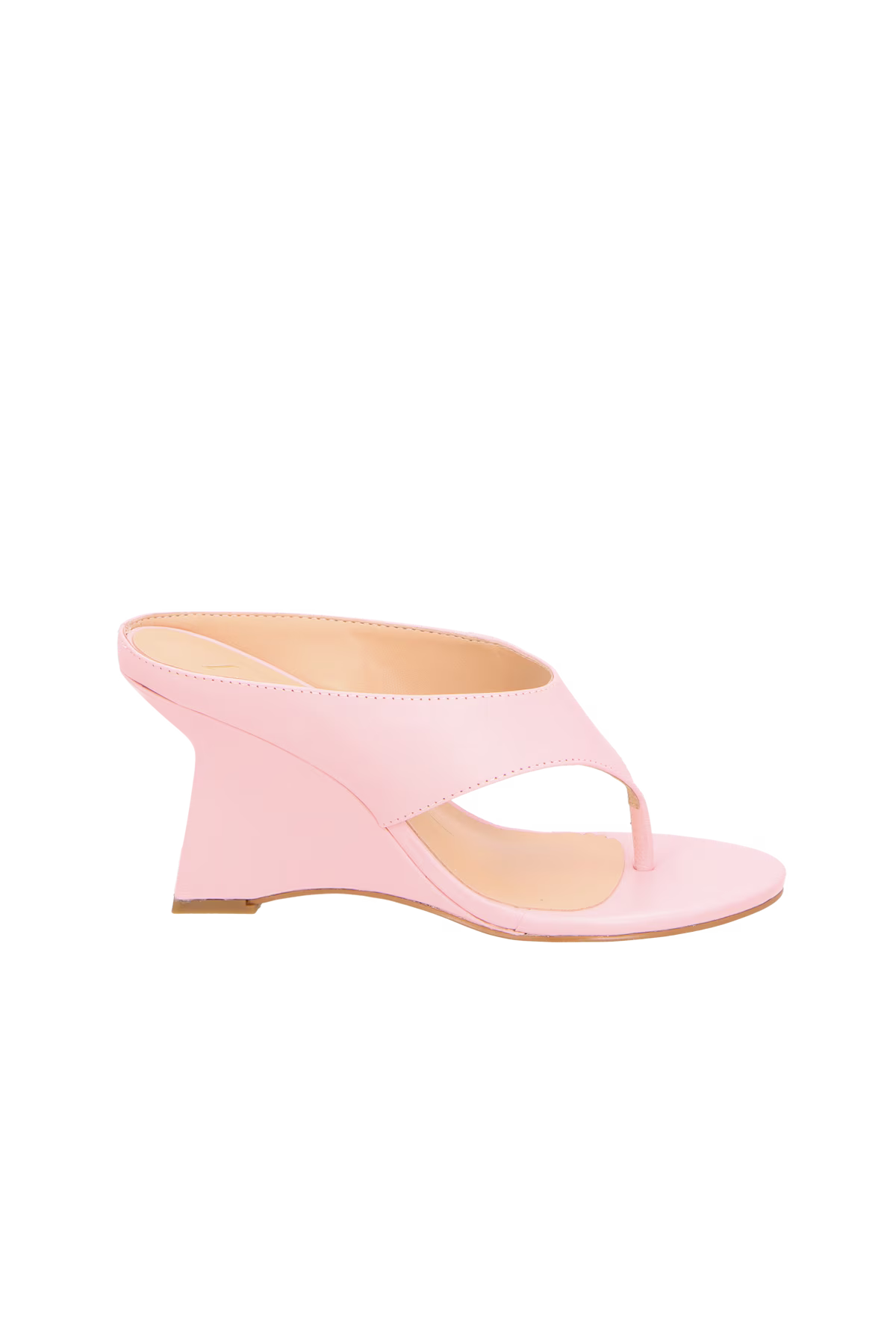 Sandalia Cuero Dedo Rosada Luiza Barcelos - 135