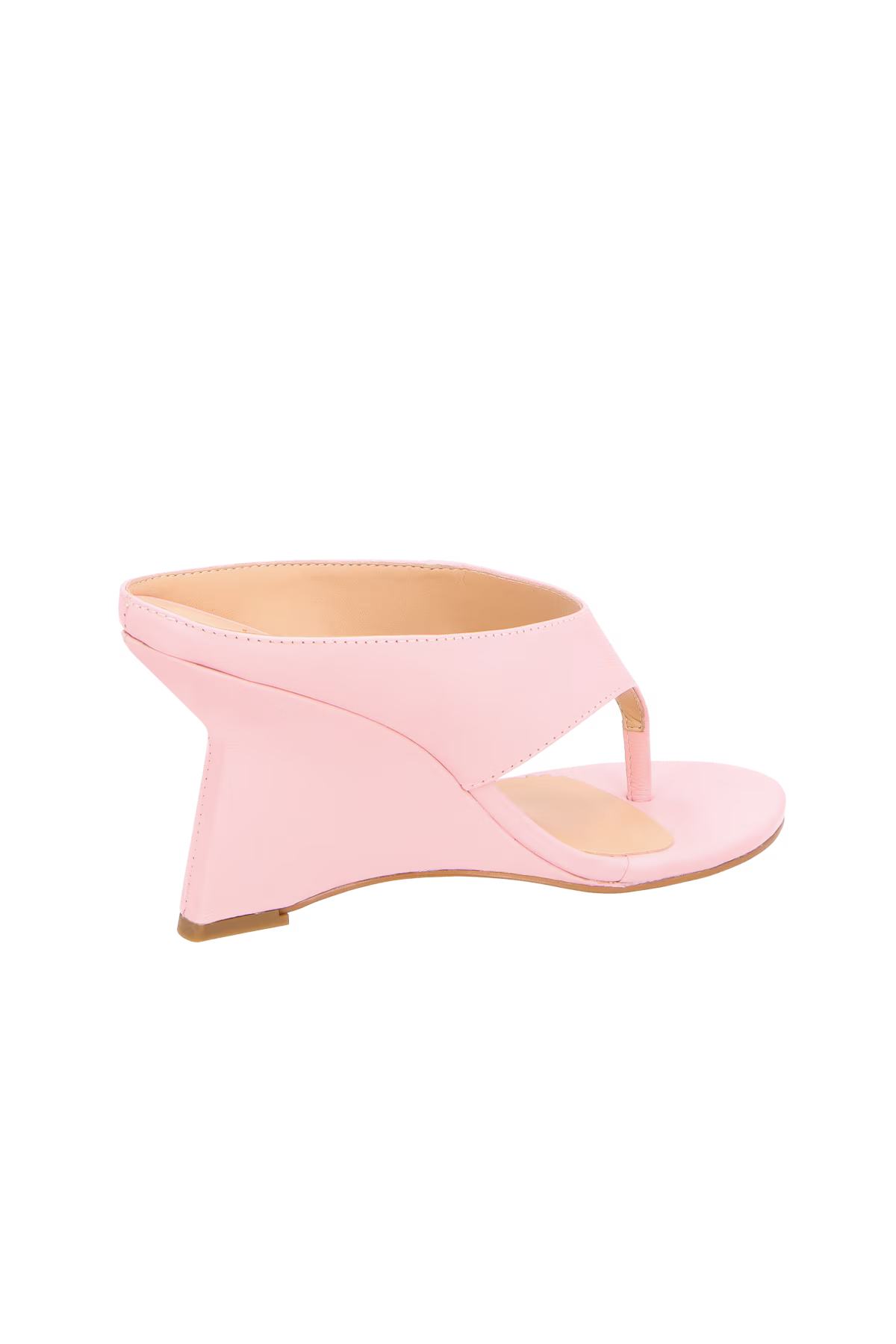 Sandalia Cuero Dedo Rosada Luiza Barcelos - 135