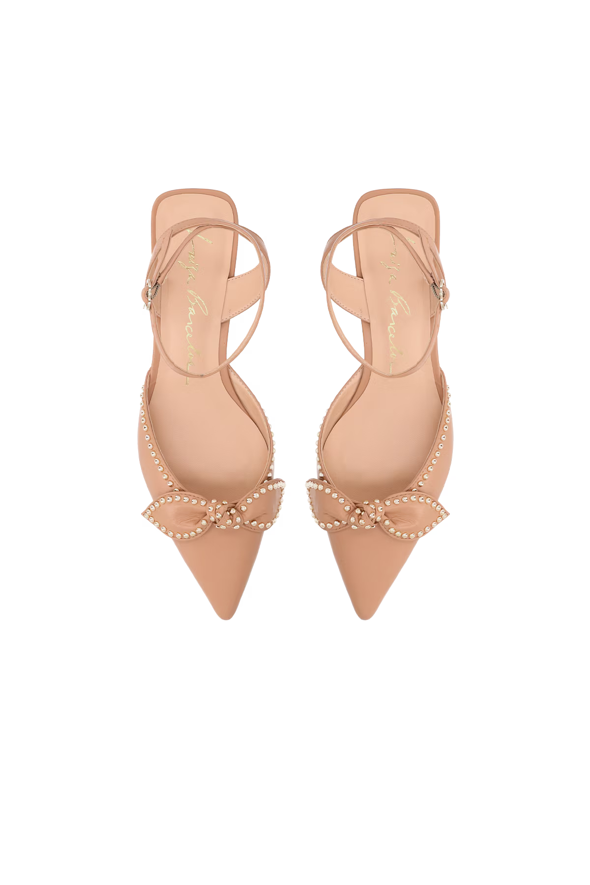 Scarpin Cuero Bajo Beige Luiza Barcelos - 147