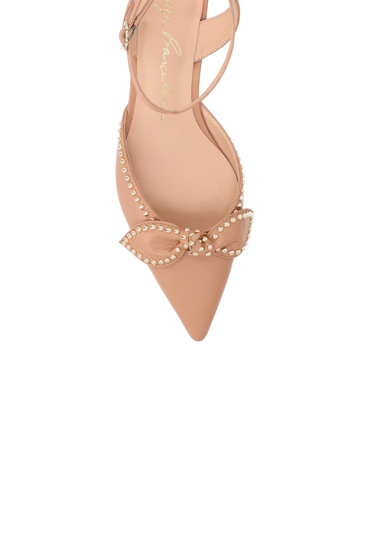 Scarpin Cuero Bajo Beige Luiza Barcelos - 147