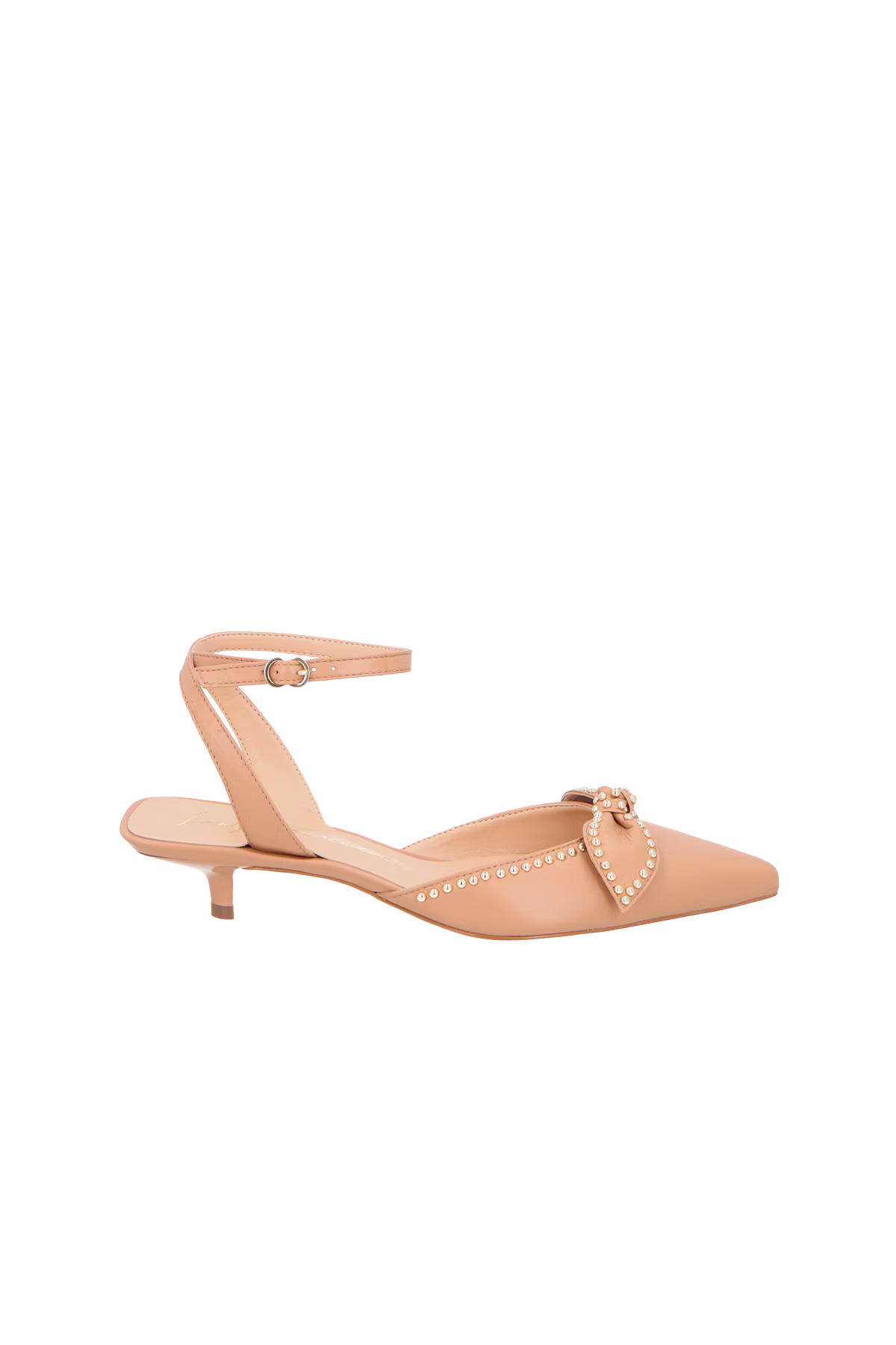 Scarpin Cuero Bajo Beige Luiza Barcelos - 147