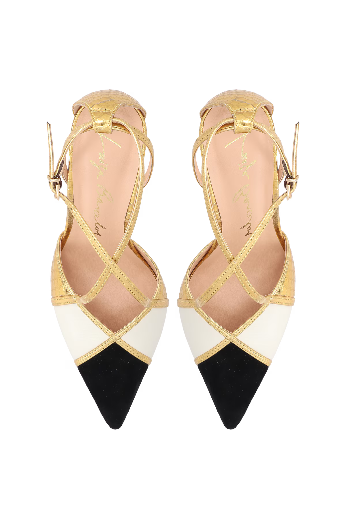 Scarpin Cuero Dorado Luiza Barcelos - 129