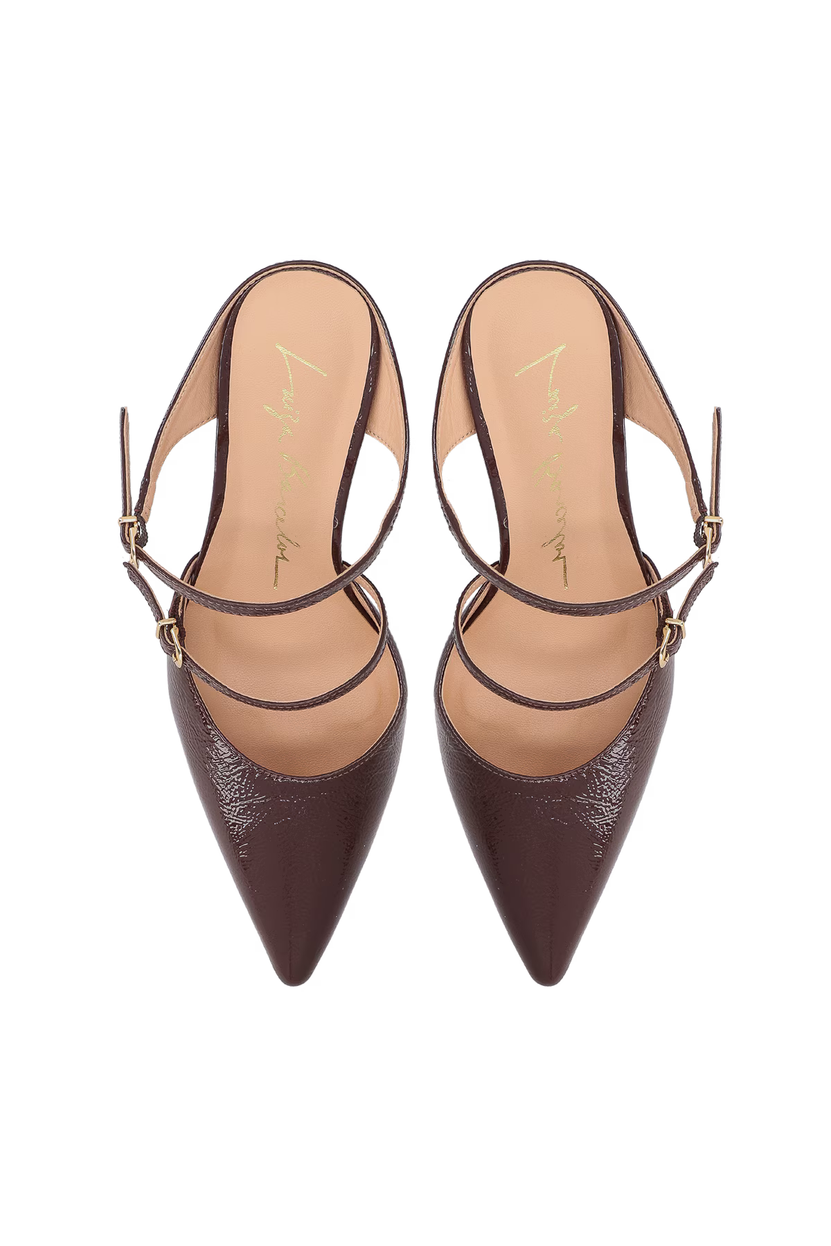 Scarpin Mule Verniz Cafe Luiza Barcelos - 102