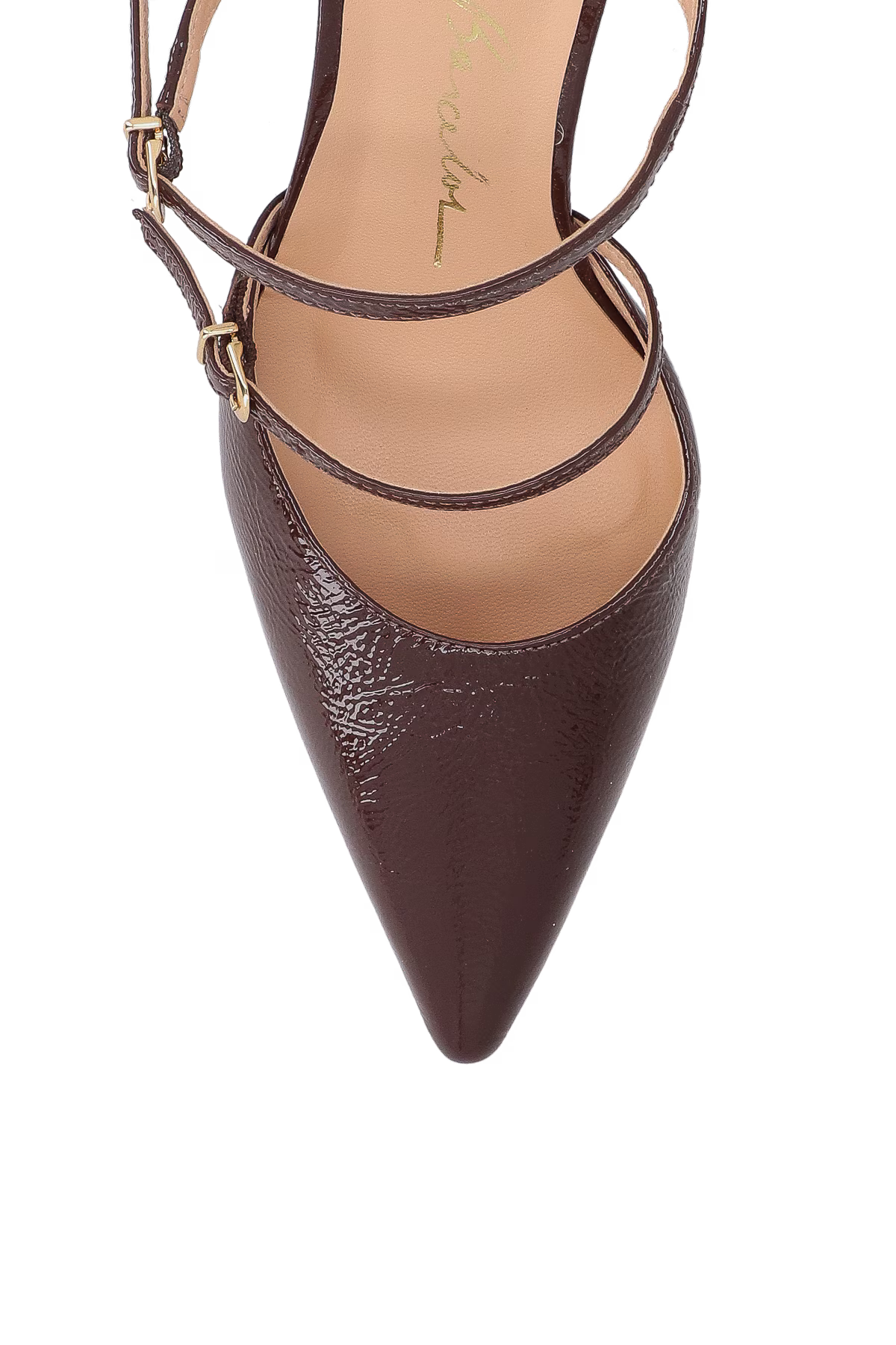 Scarpin Mule Verniz Cafe Luiza Barcelos - 102